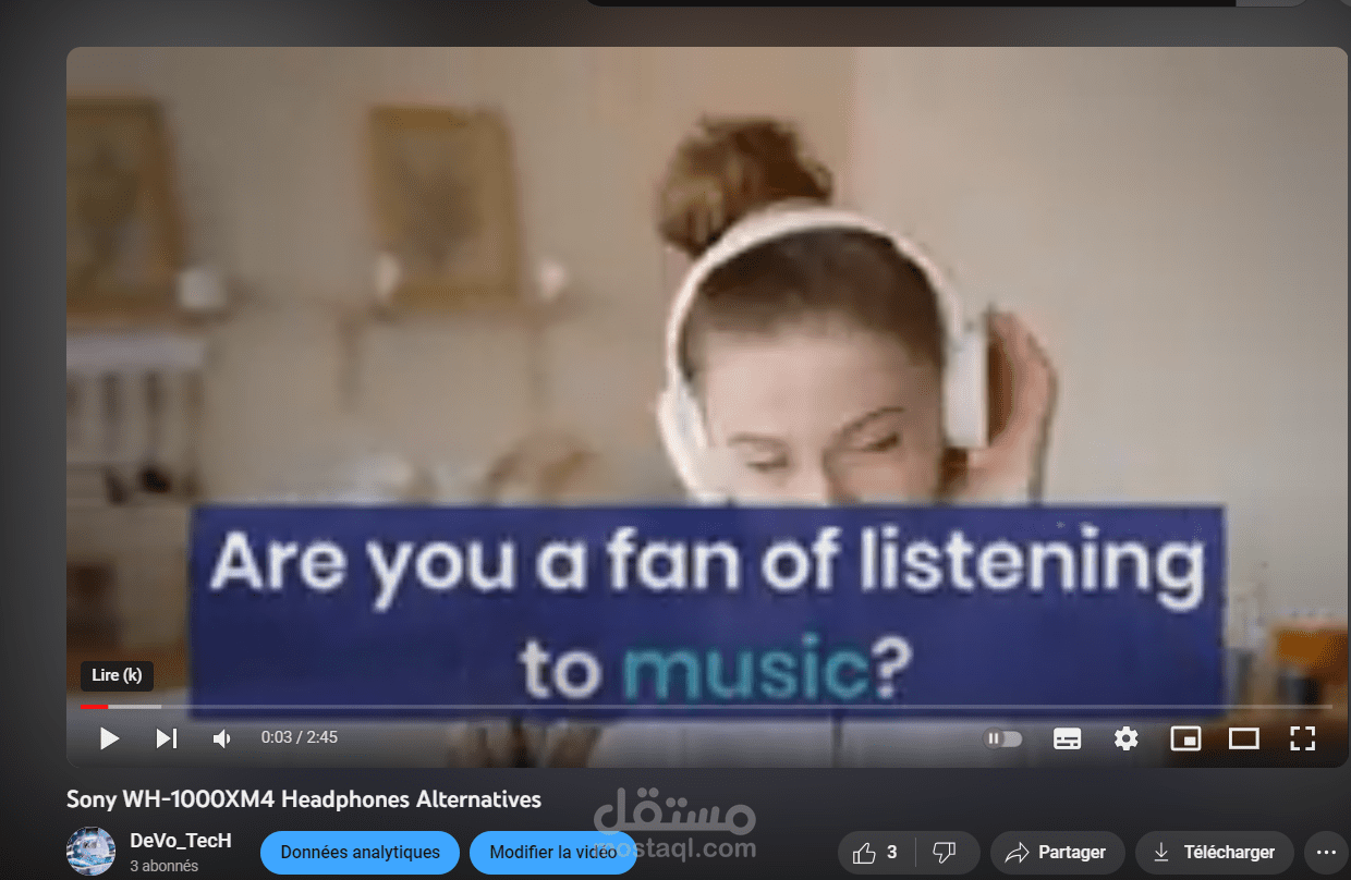 فيديو للتسويق بالعمولة لمتجر أمازون لبدائل لسماعات Sony WH-1000XM4