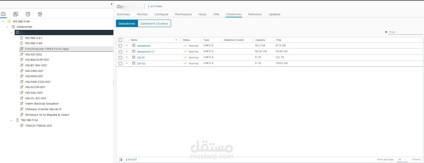 إدارة السيرفرات والتحول الرقمي" (Infrastructure & Virtualization)