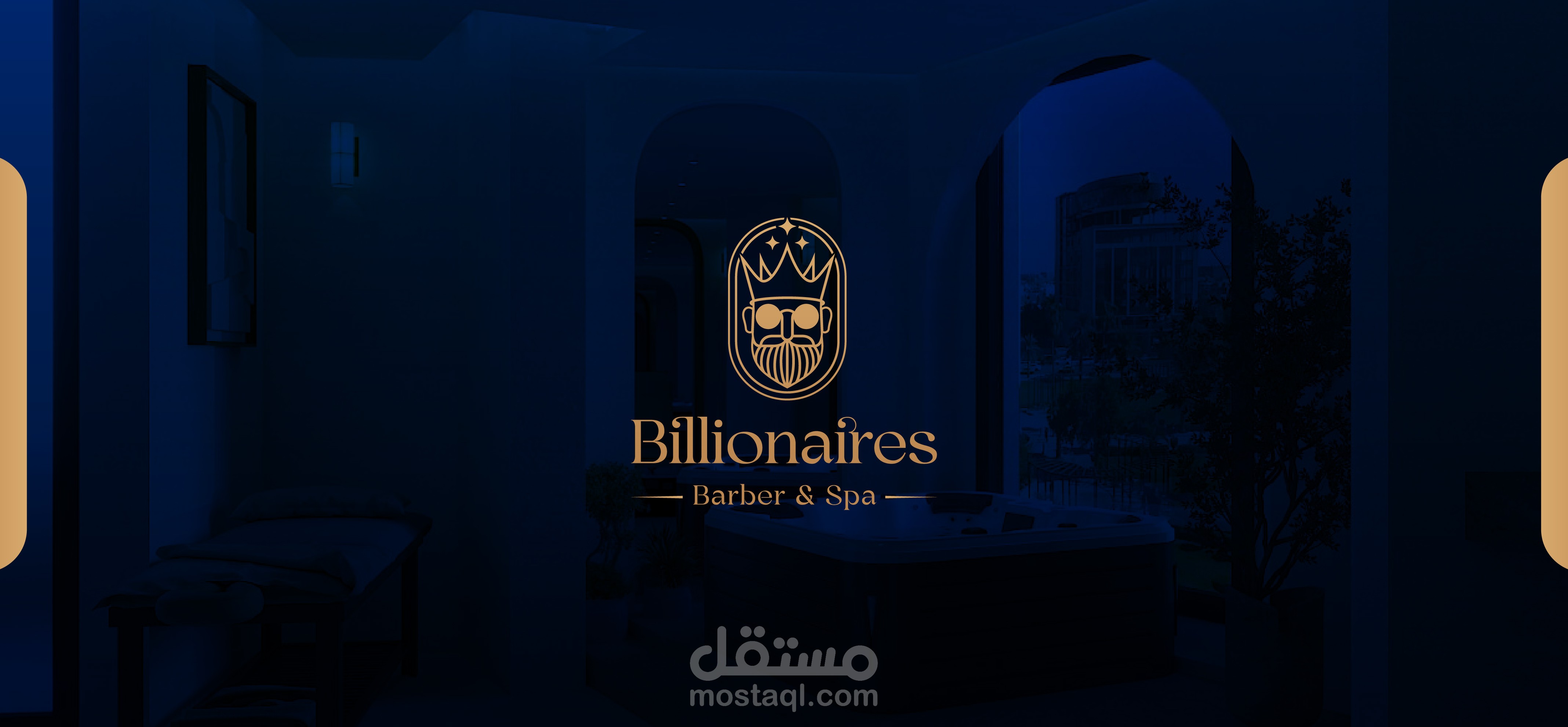 تصميم شعار مركز SPA Billionaires