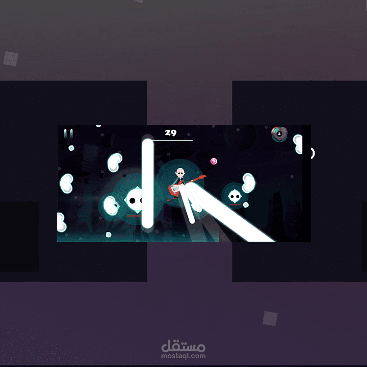 تصميم لعبة beat and shoot