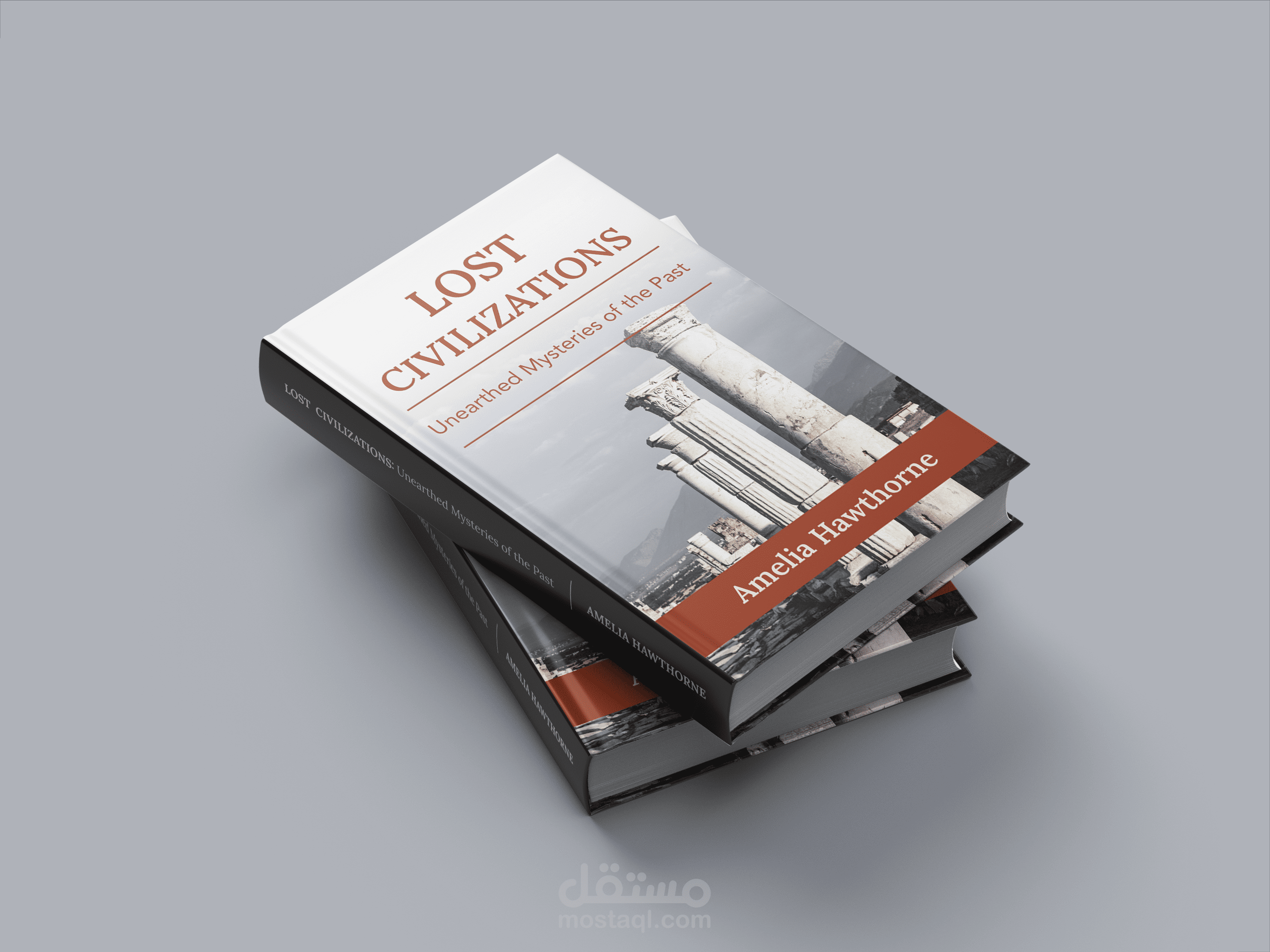 تصميم غلاف لكتاب تاريخ