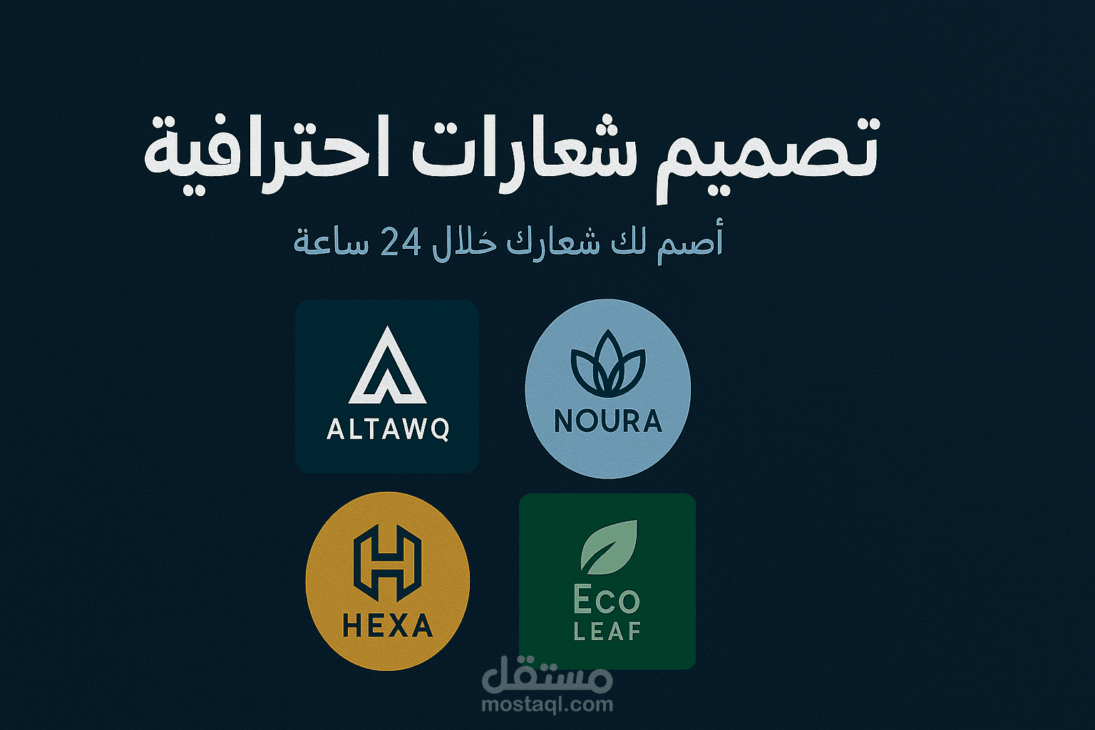 تصميم شعارات احترافية تعبر عن هوية علامتك التجارية