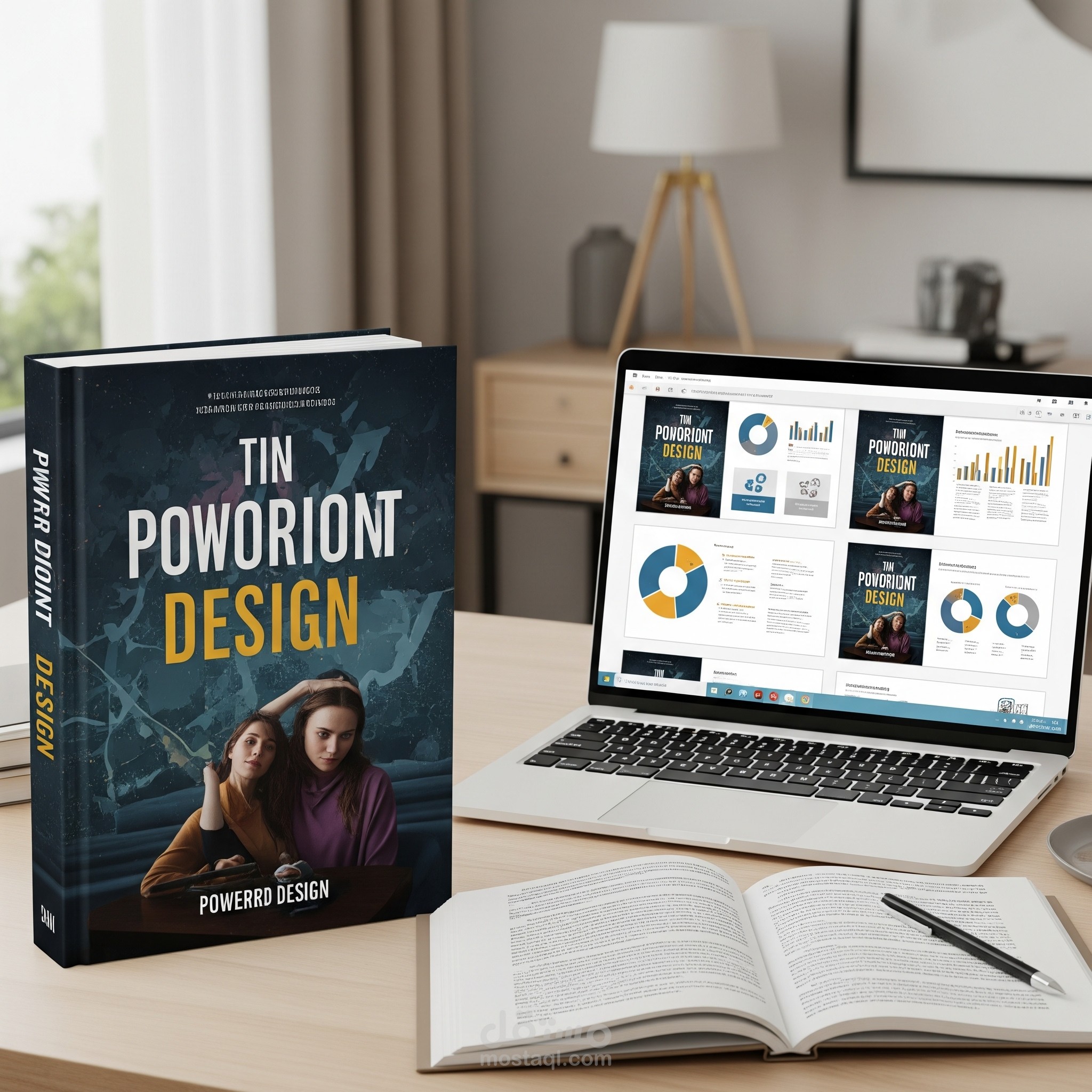 تصمم غلاف كتب و عمل كتب بوربوينت