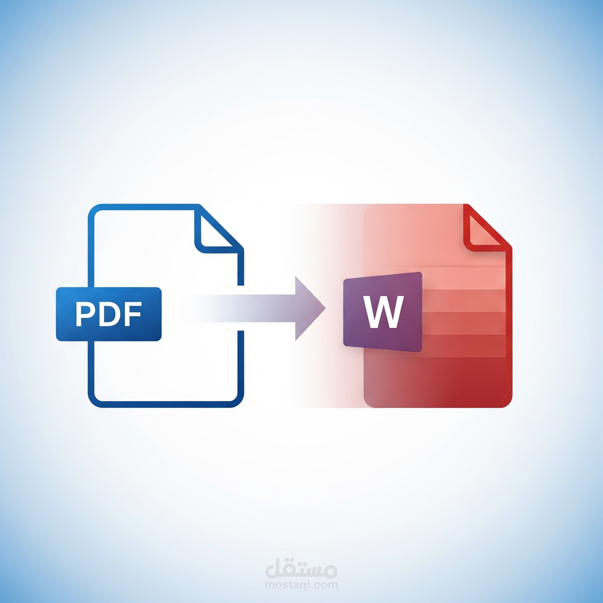 تحويل pdf إلى word