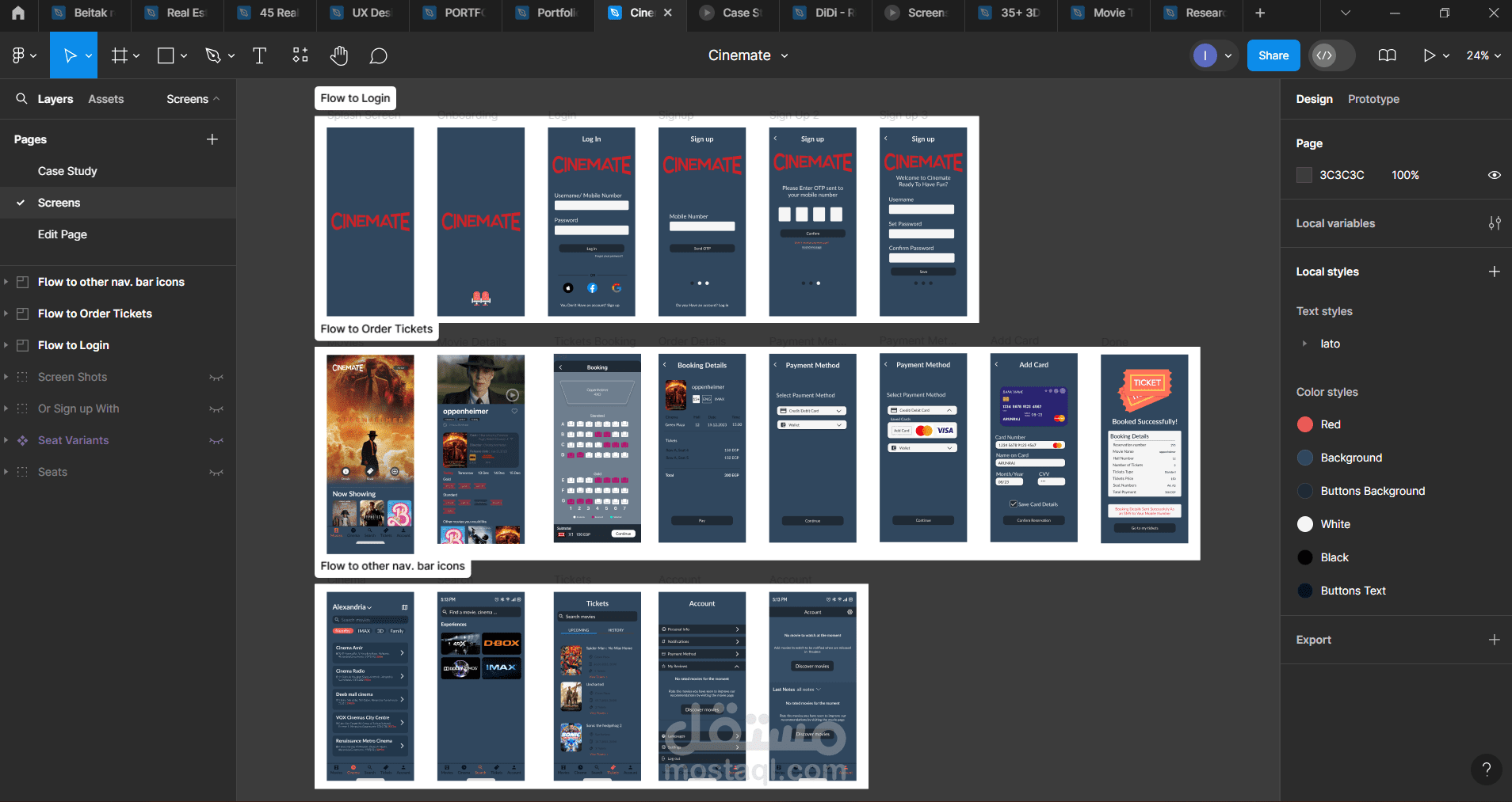 ticket booking app Cinemate