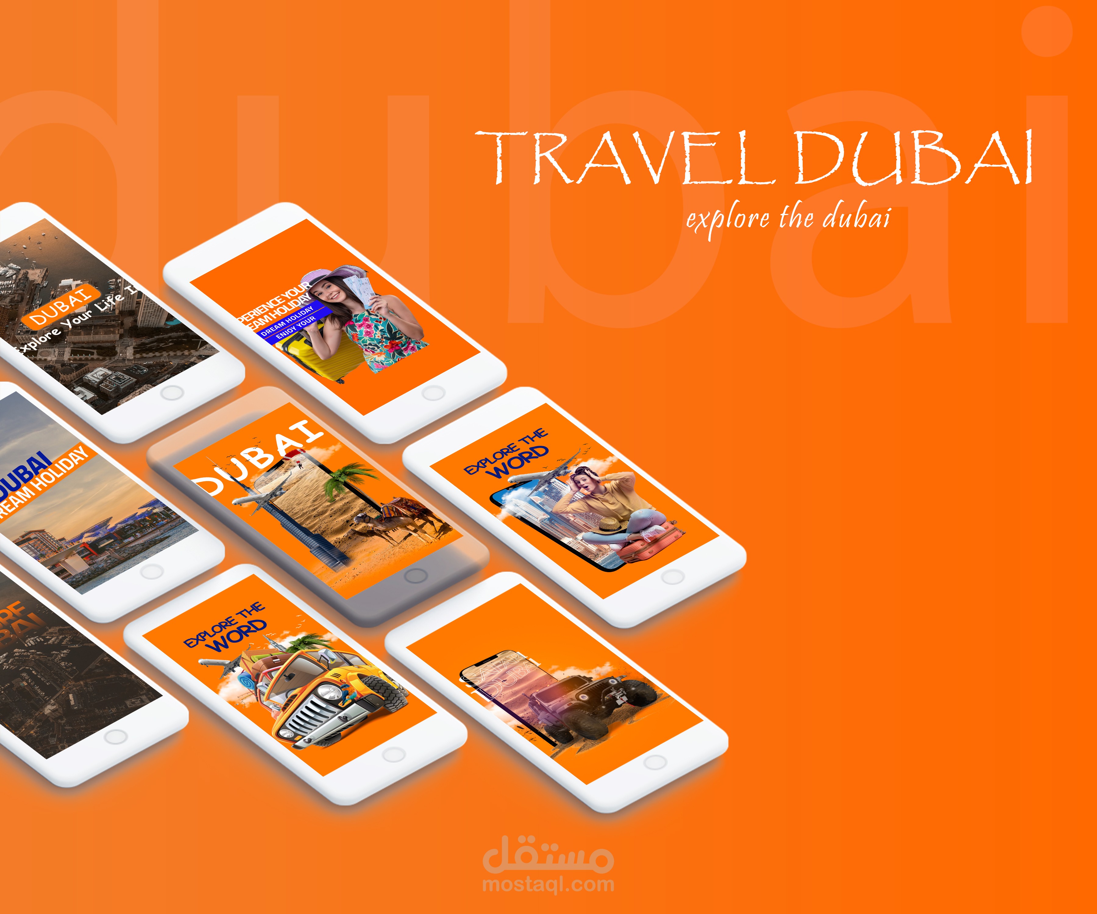 Travel Dubai Degin Social Media