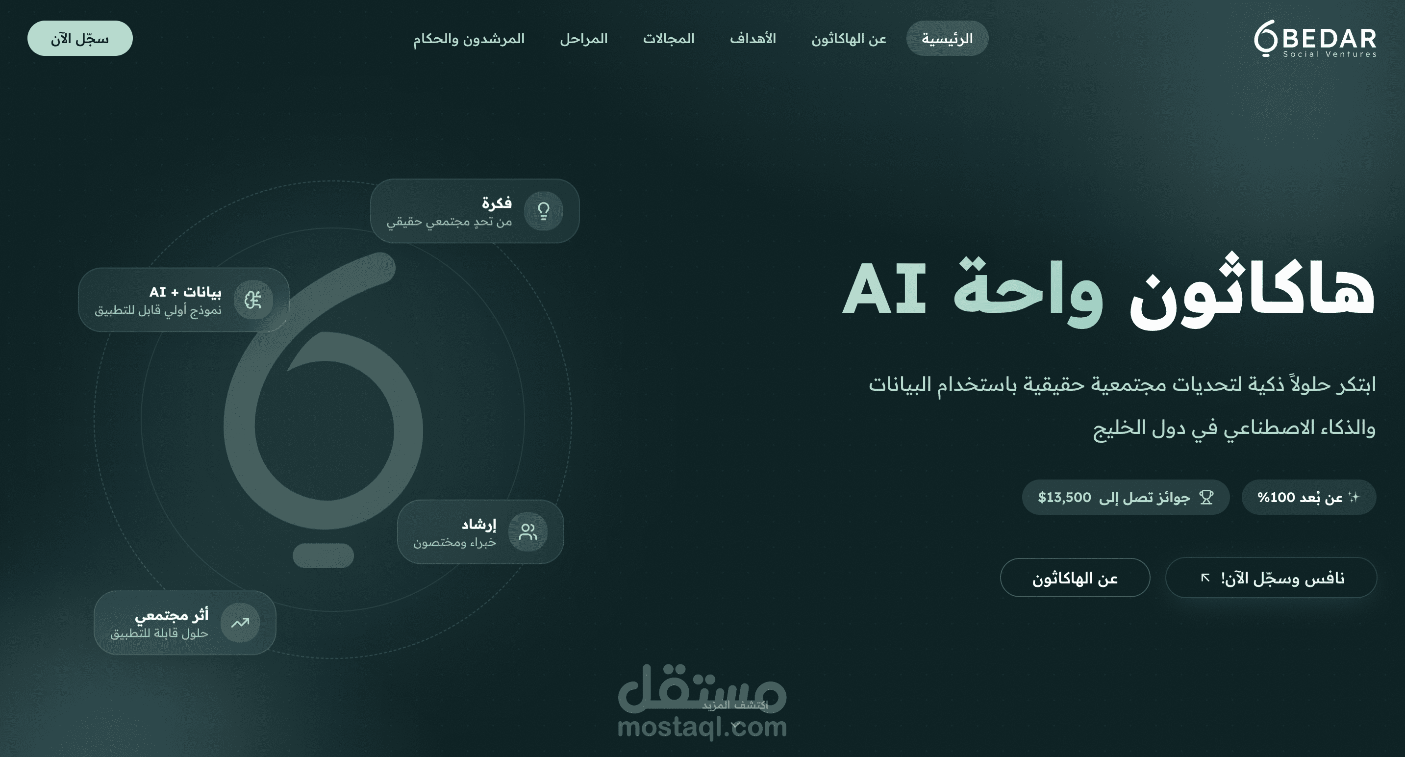 تطوير منصة Bedar – واجهات أمامية احترافية وتجربة مستخدم متكاملة
