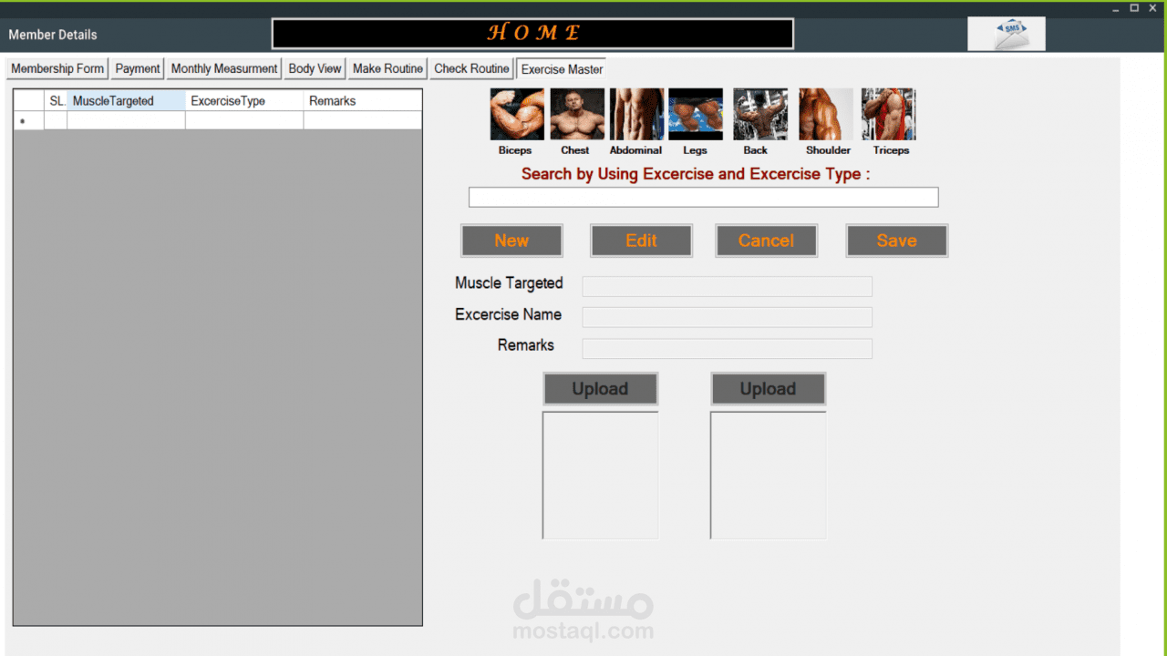 Gym Application