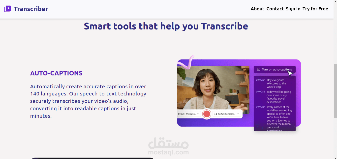 Transcriber