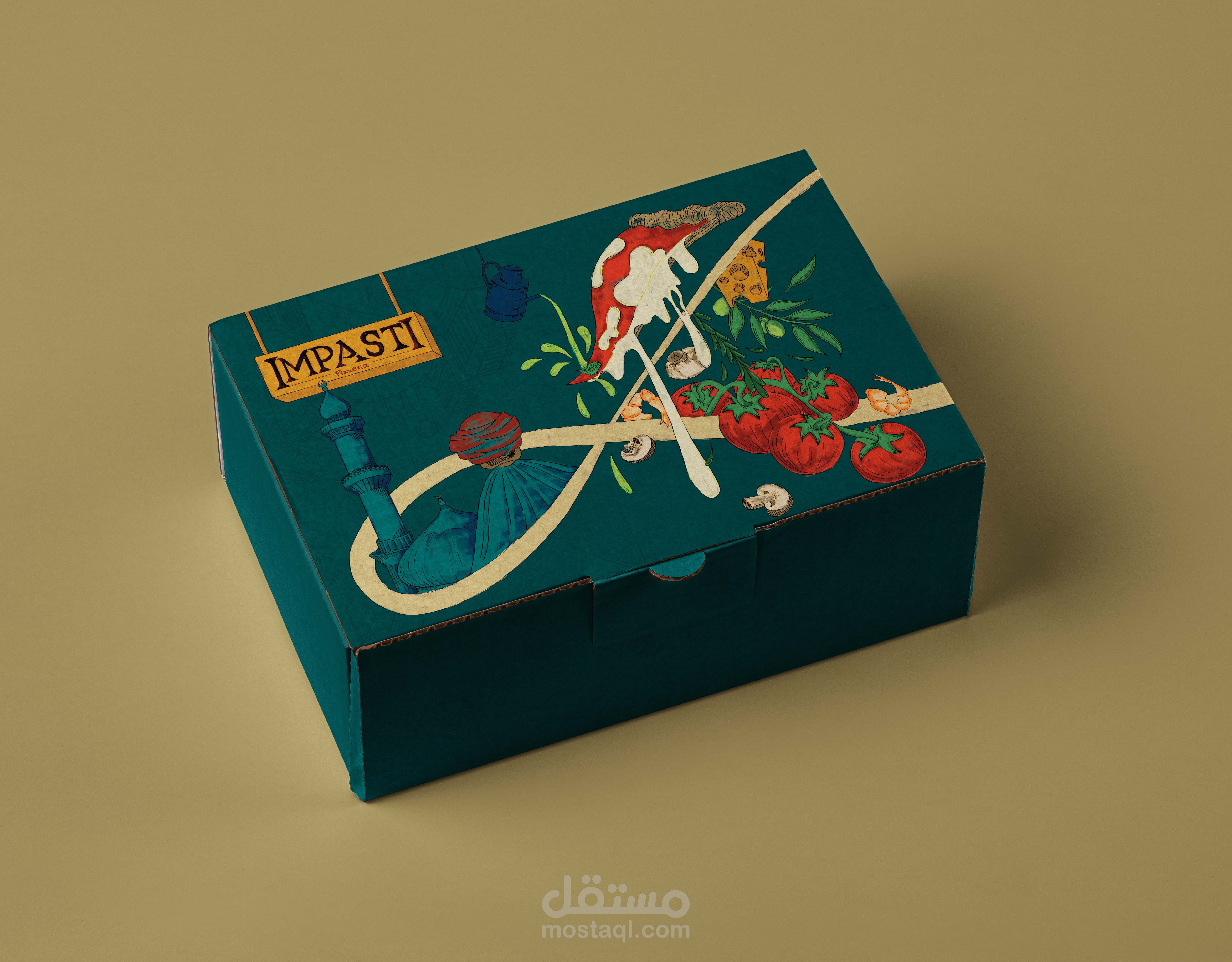 Artwork for food brand (Impasti)