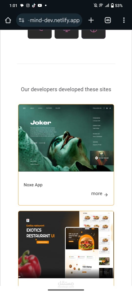 Noxe app