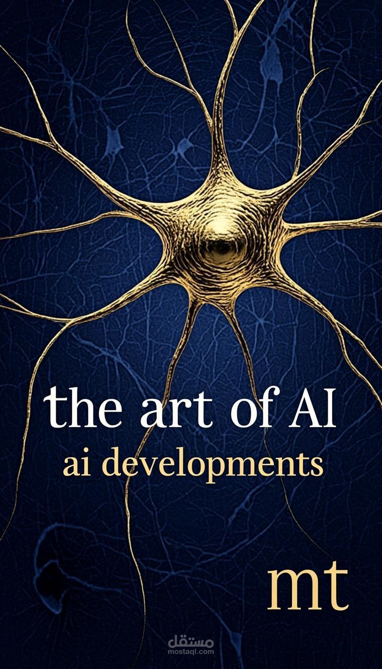 تصميم غلاف كتاب احترافي ومبتكر | The Art of AI