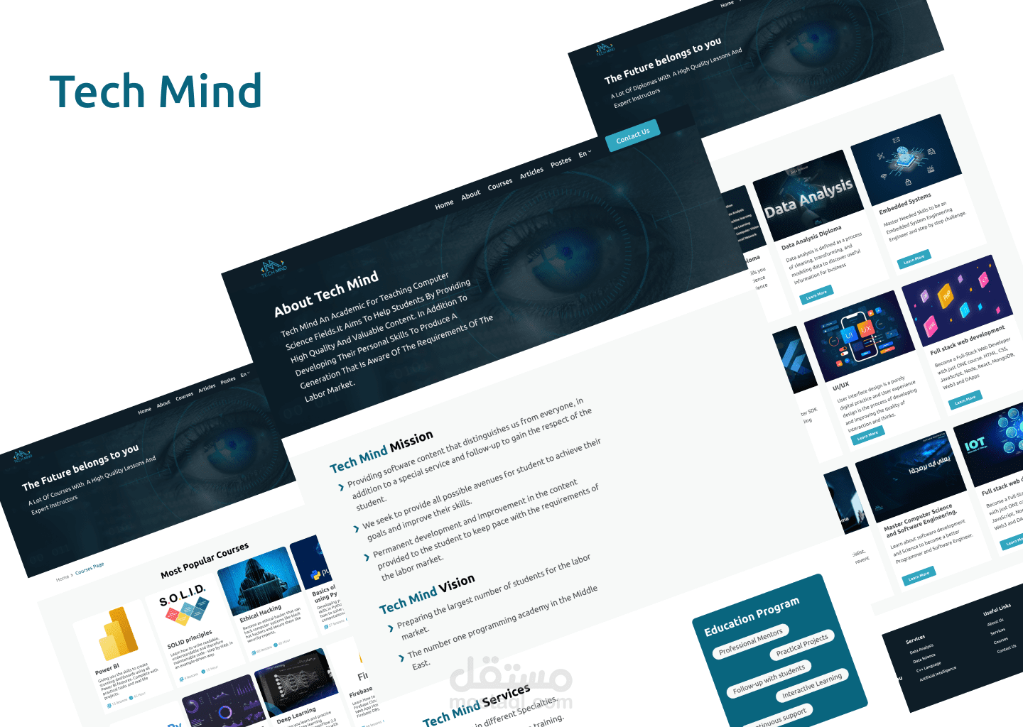 Tech Mind Website Responsive