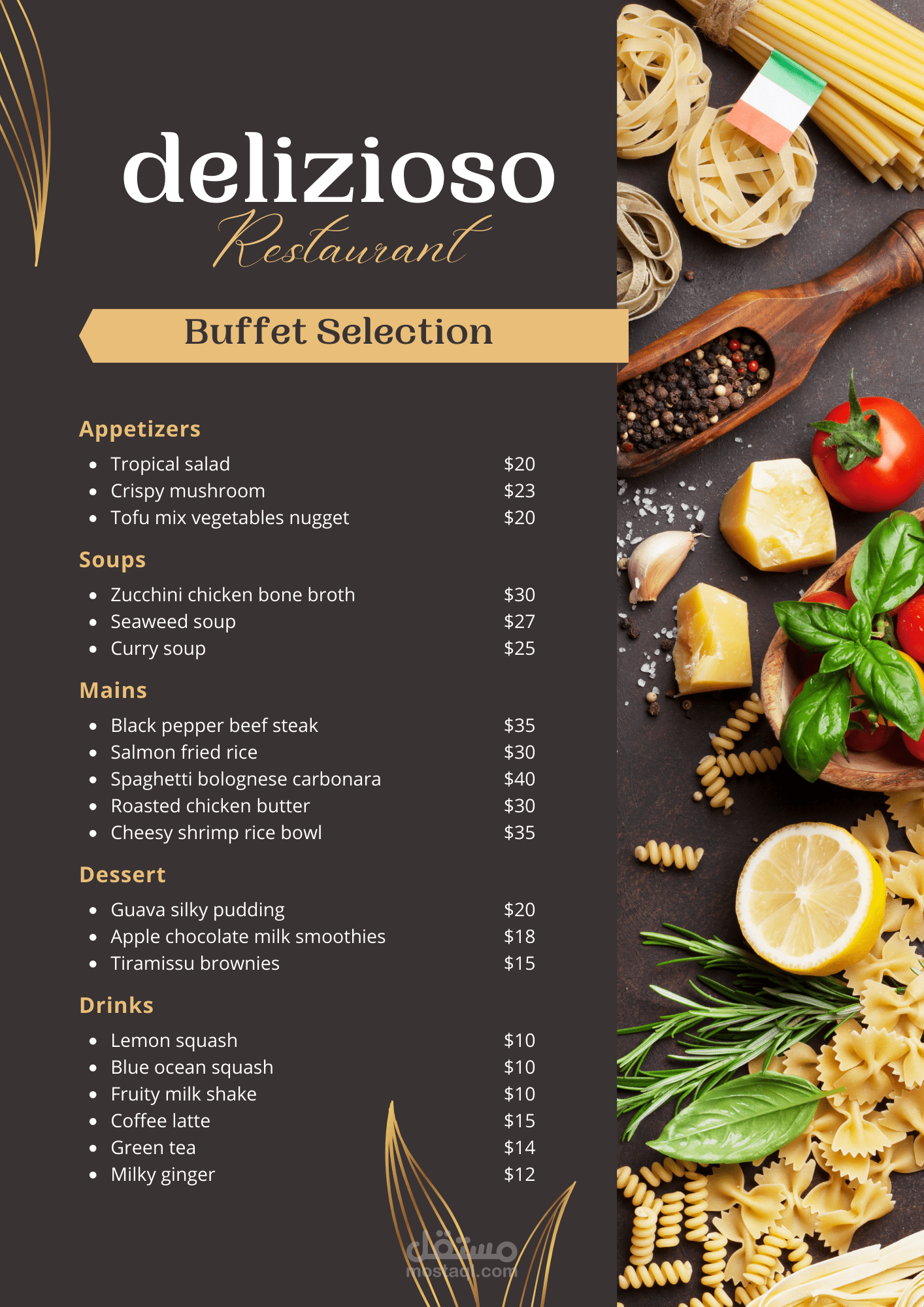 Restaurant Food Menu