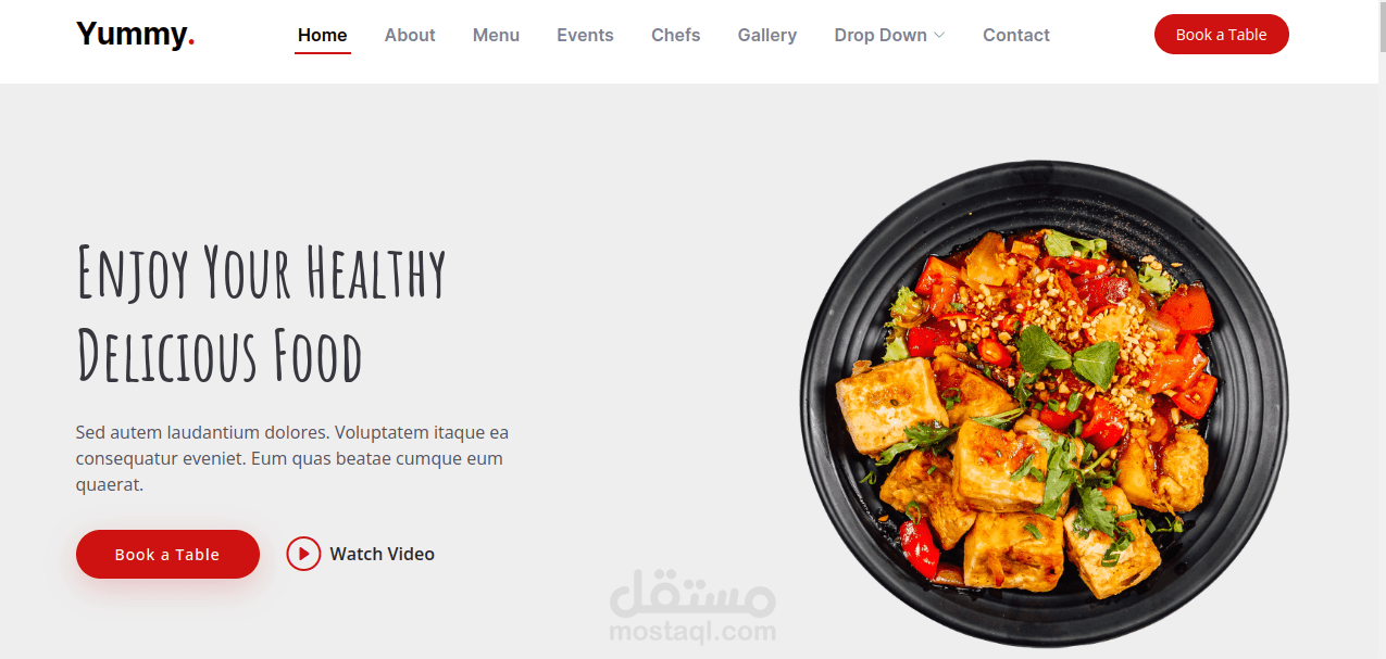 انشاء موقع اكترونى باستخدام bootstrap Html css