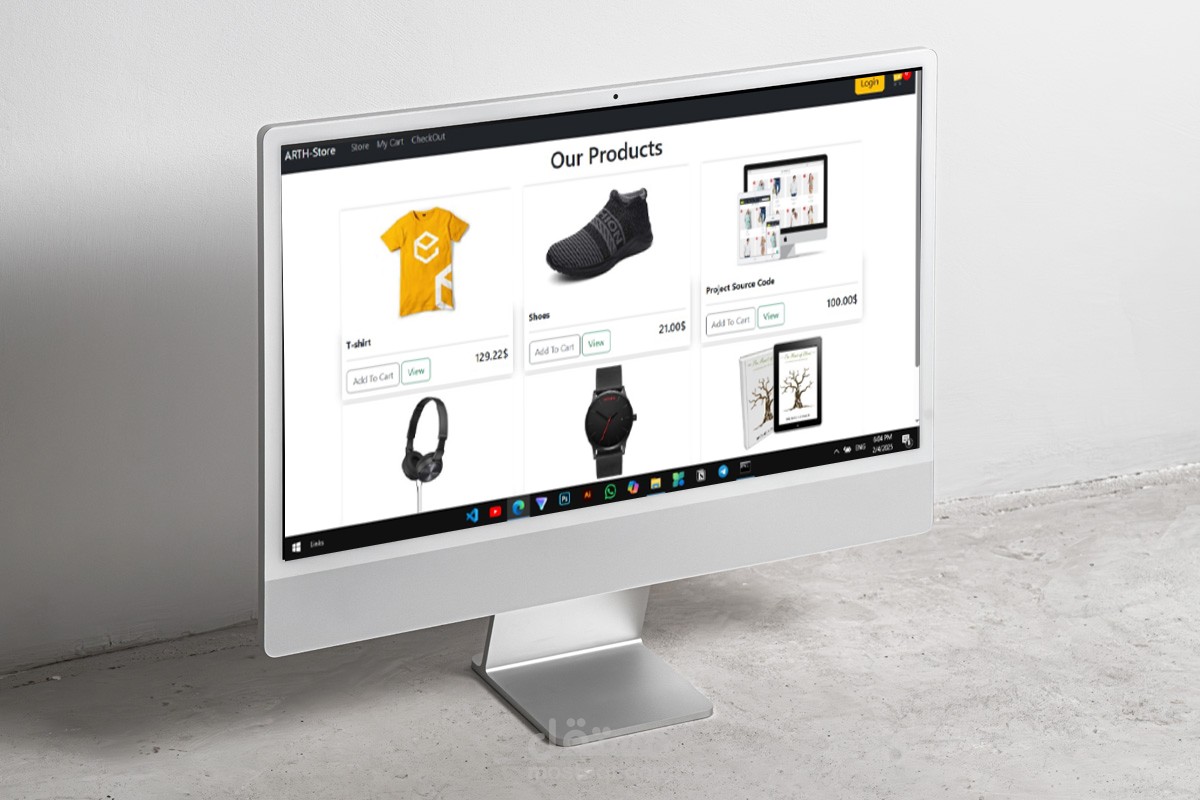 برمجة متجر إلكترونيE-commerce
