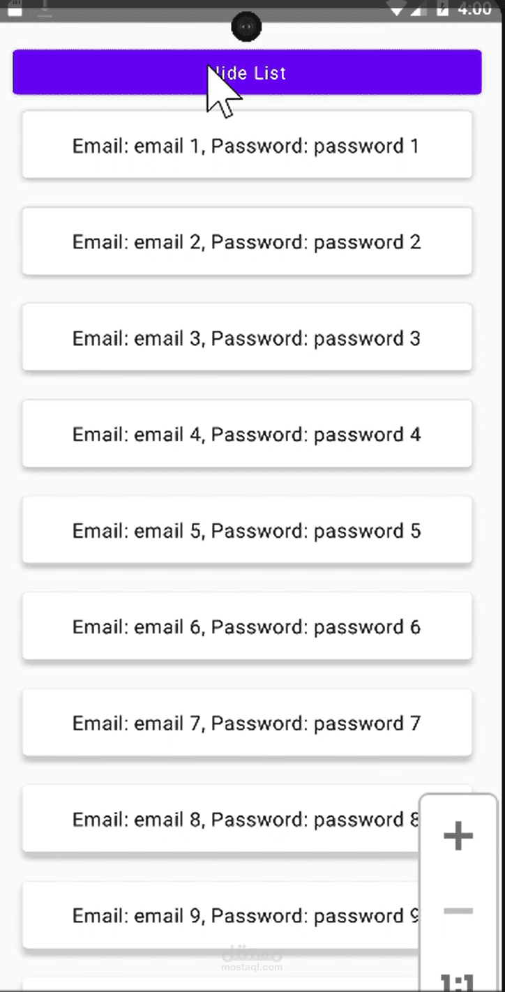 API Interface using Jetpack Library