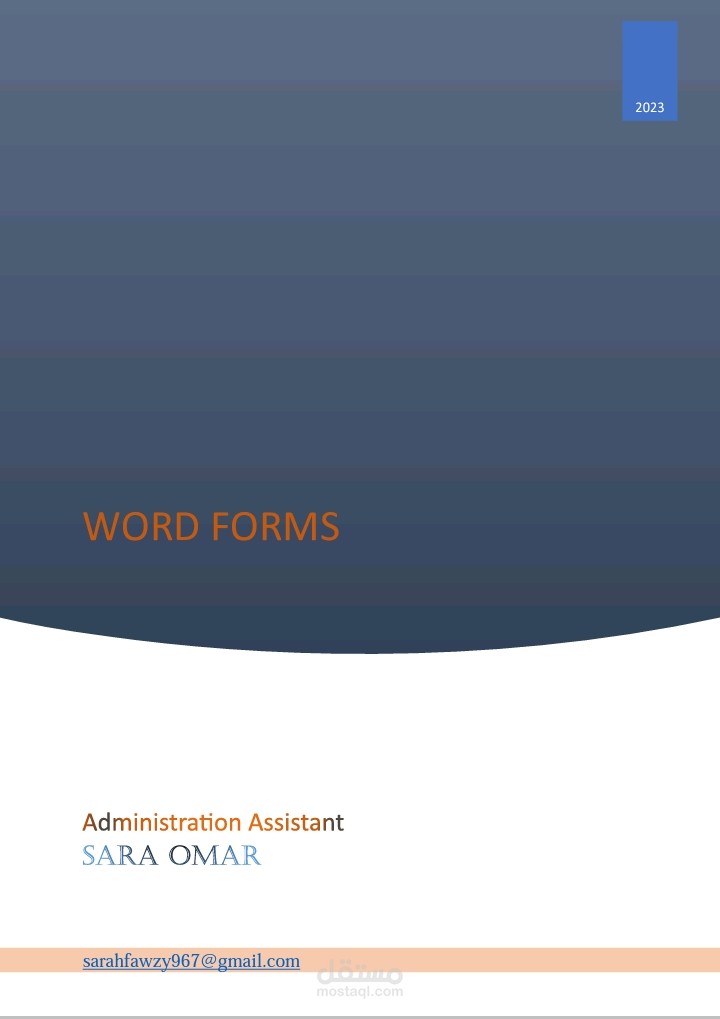 My work on word