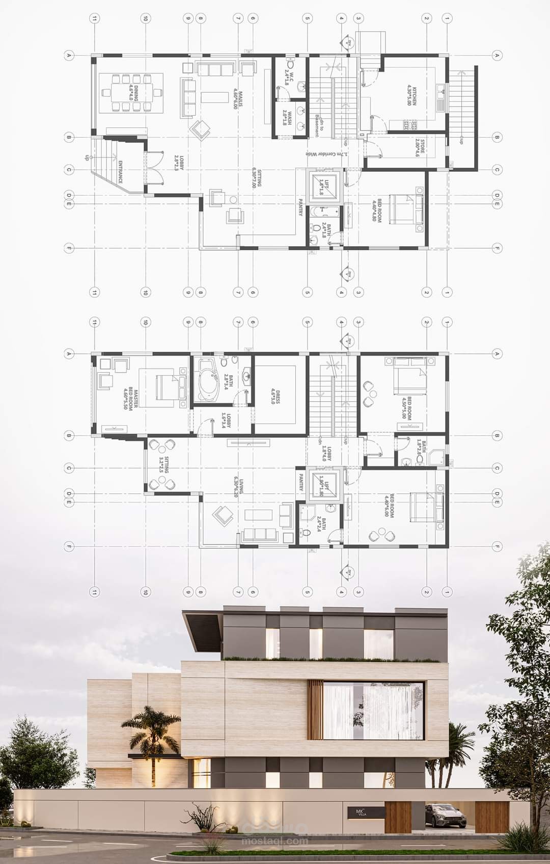 تصميم منزل مودرن