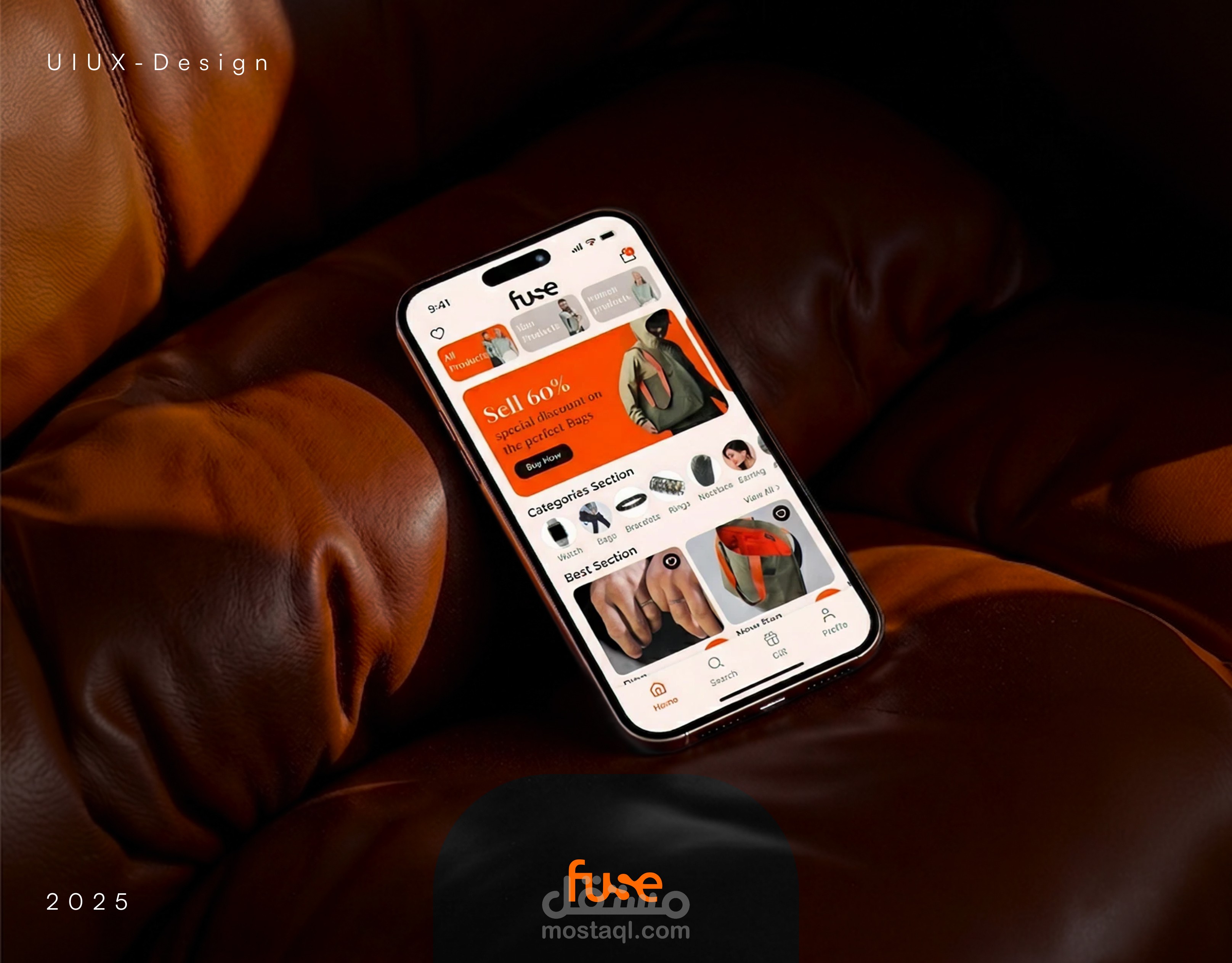 تصميم تطبيق لبيع الاكسسوارت