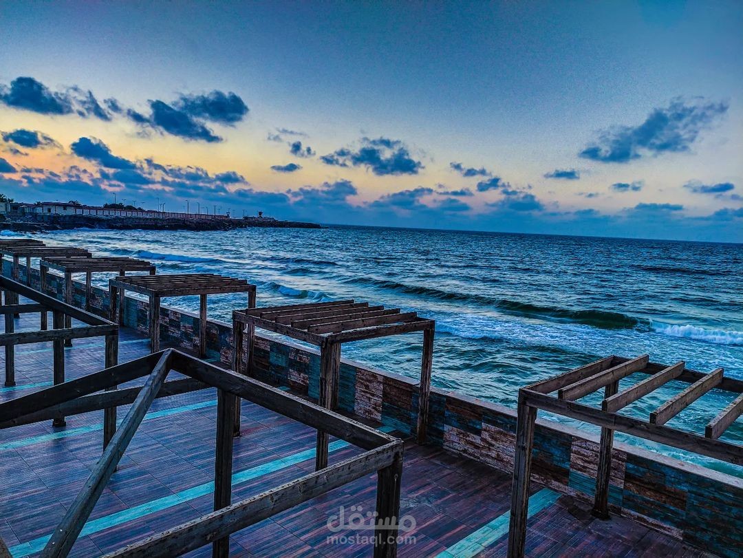 تصويري لبحر الاسكندريه