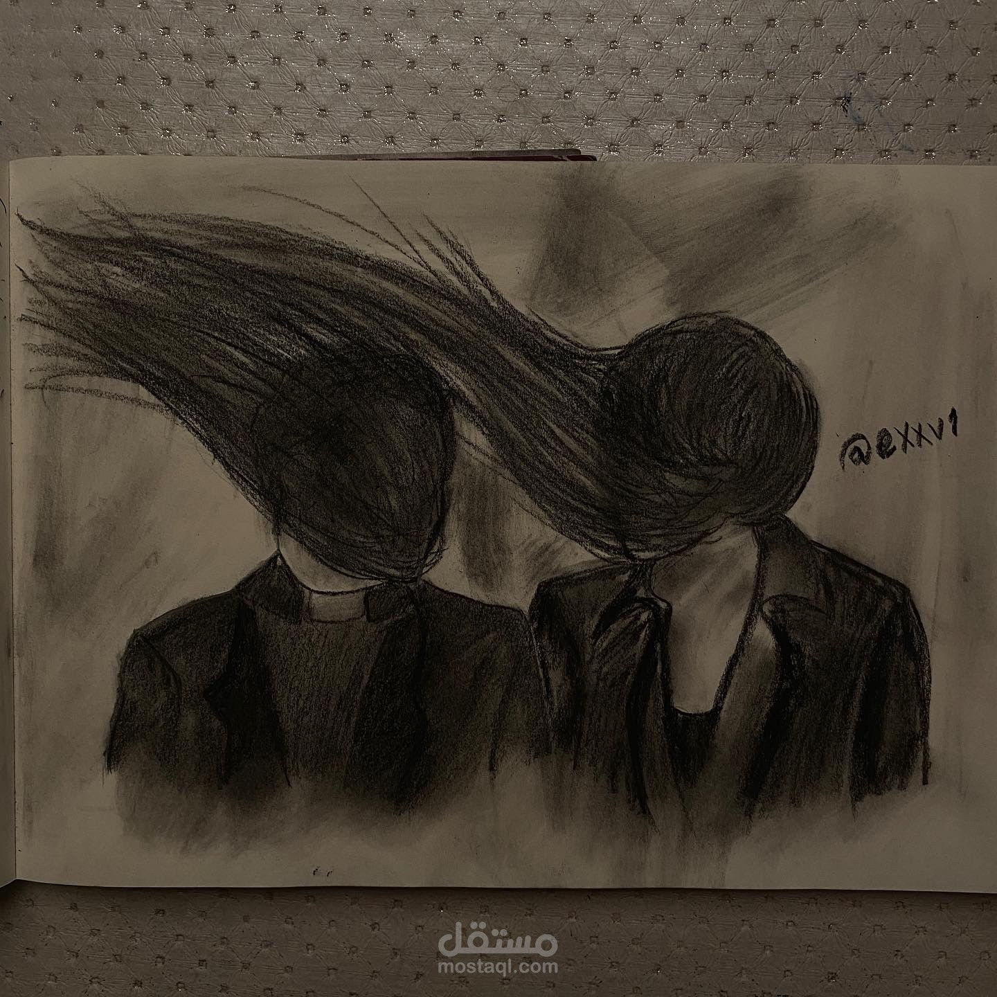 One of my drawings and artworks. | مستقل