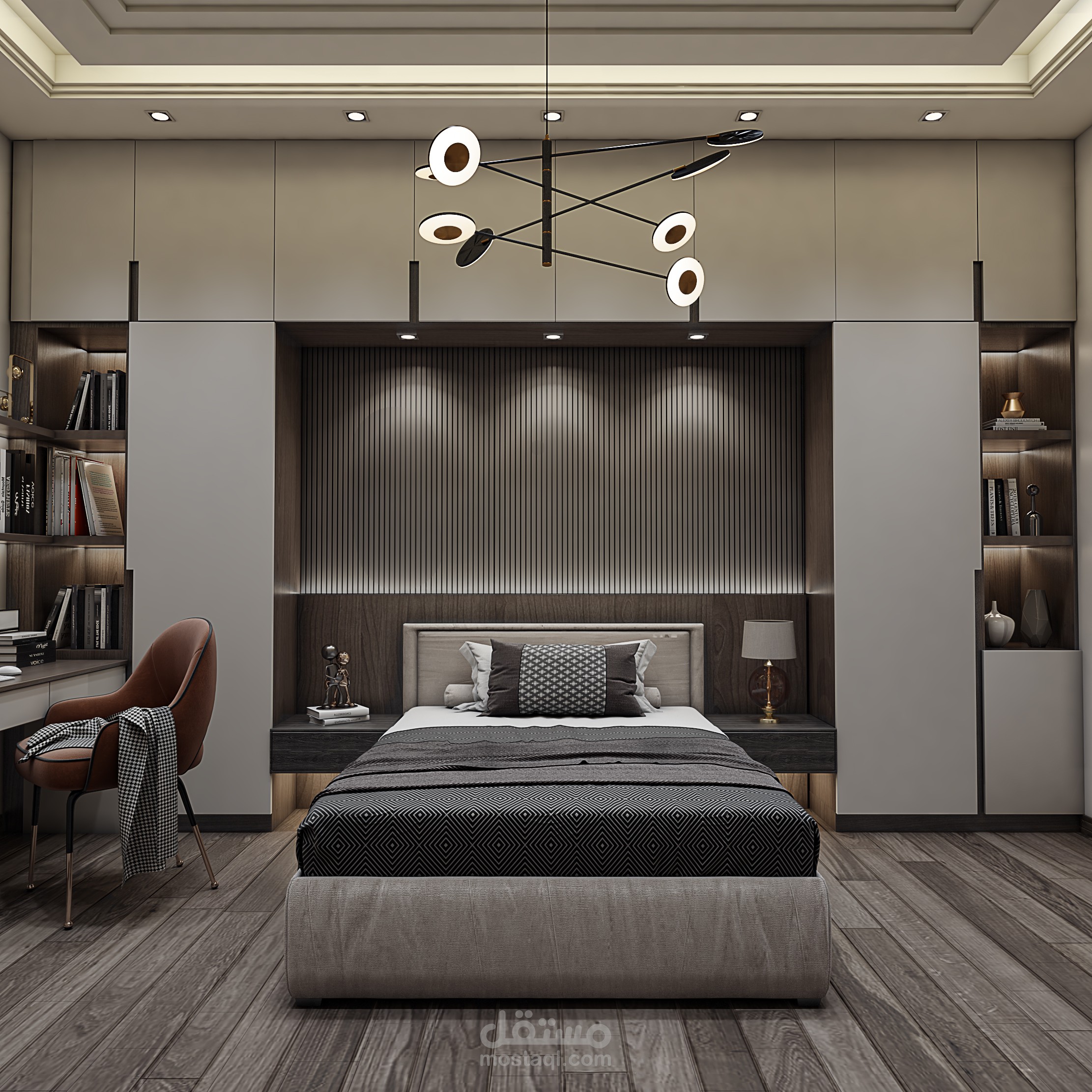 تصميم داخلي لغرفة نوم