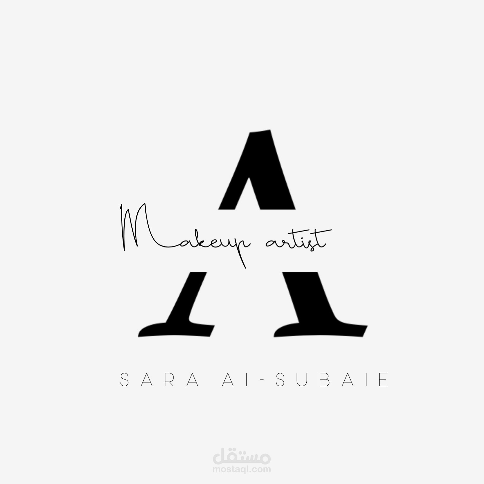 تصميم لوقو لميك اب ارتست