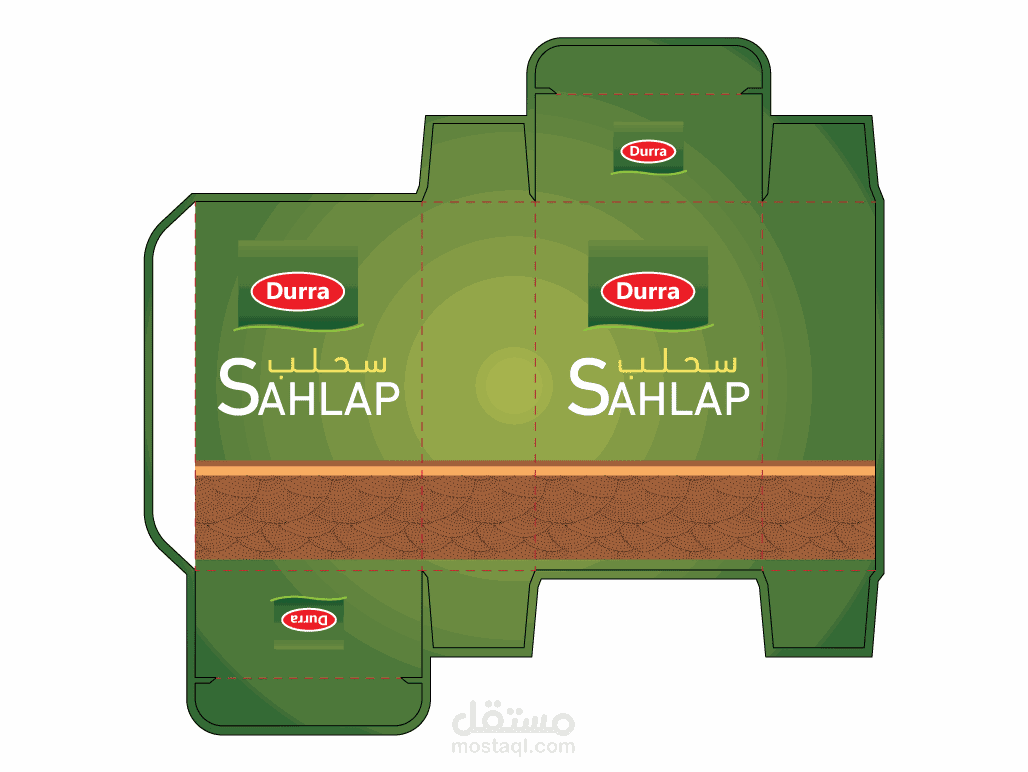 تصميم ملصقات عبوات
