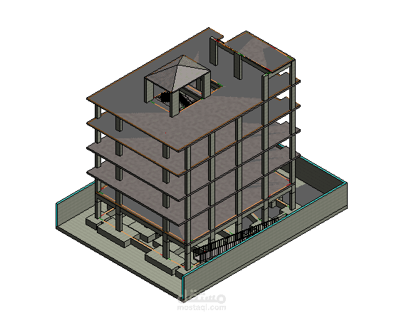 موديل لفيلا علي برنامج الريفيت