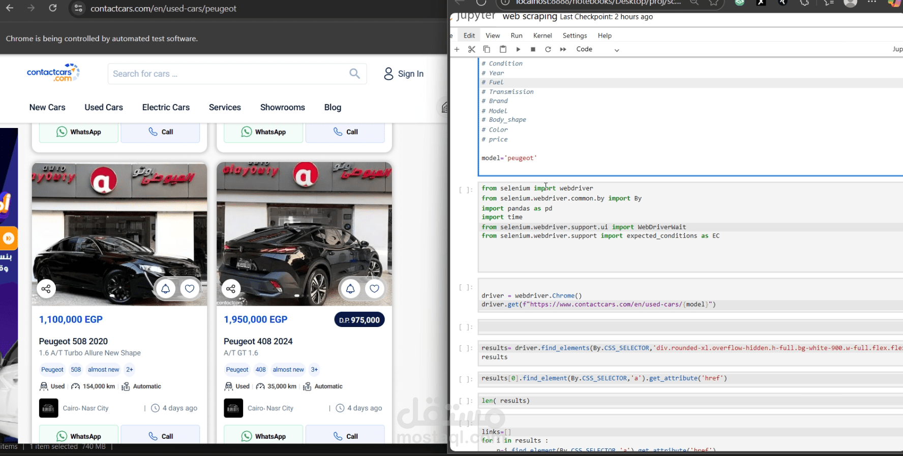 Web Scraping Project