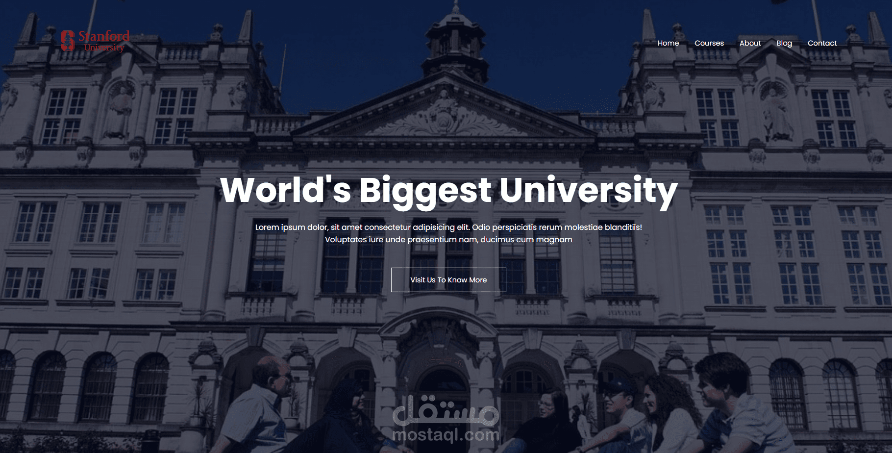 University website