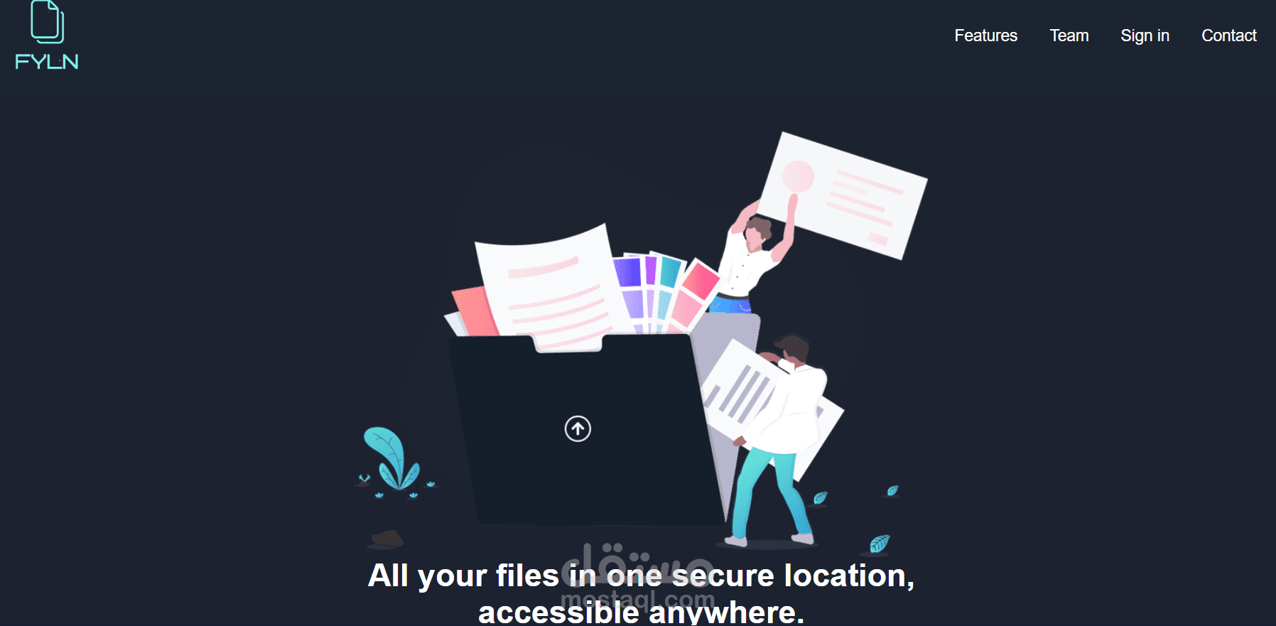 تطوير واجهة هبوط (Landing Page) عصرية