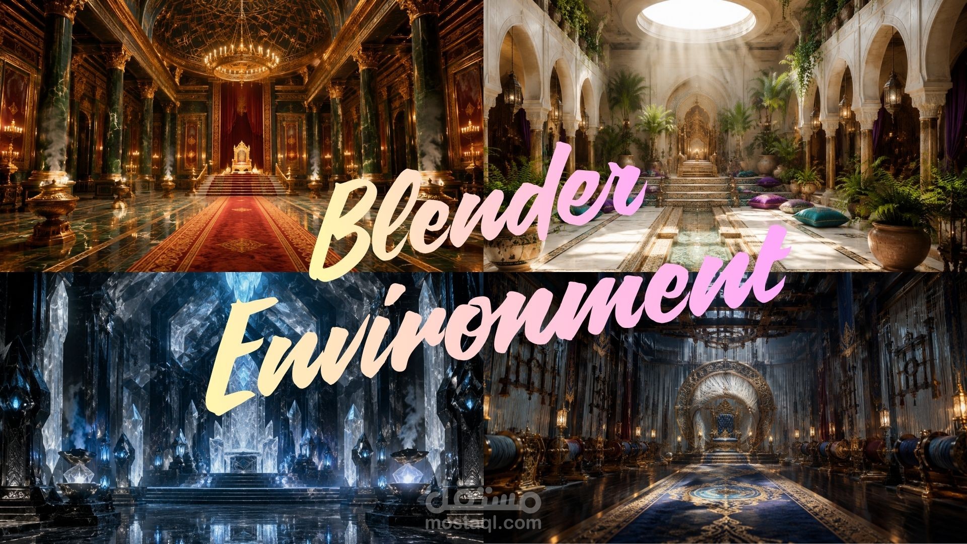 تصميم بيئة ألعاب ثلاثية الأبعاد Game Ready لمحركات Unity وUnreal