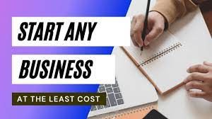 Writing about how to start a business at the lowest costs