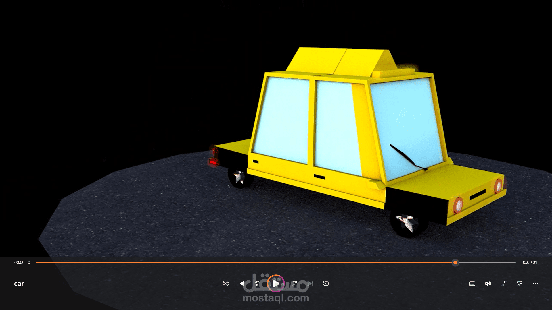 تصميم 3D - Poly low car