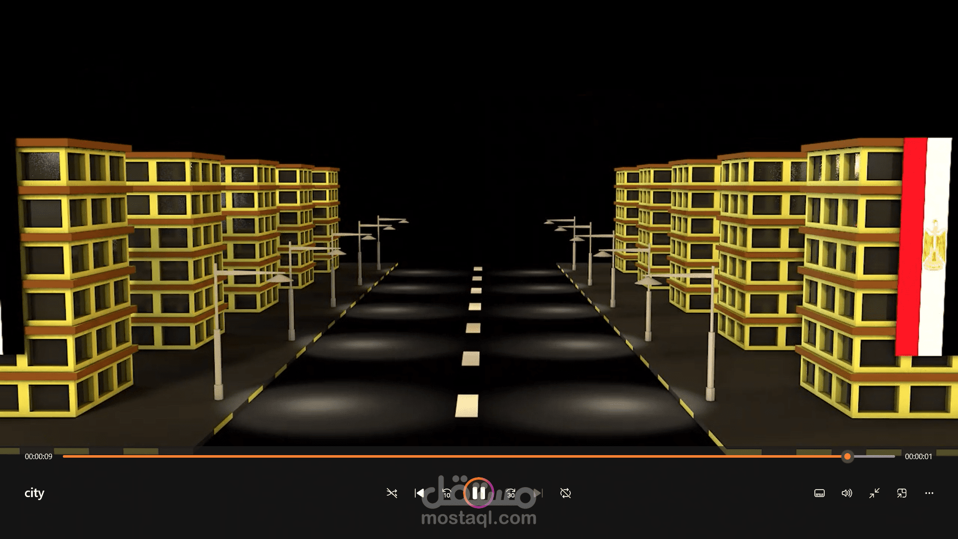 تصميم 3D  لنموذج مدينة مصغرة