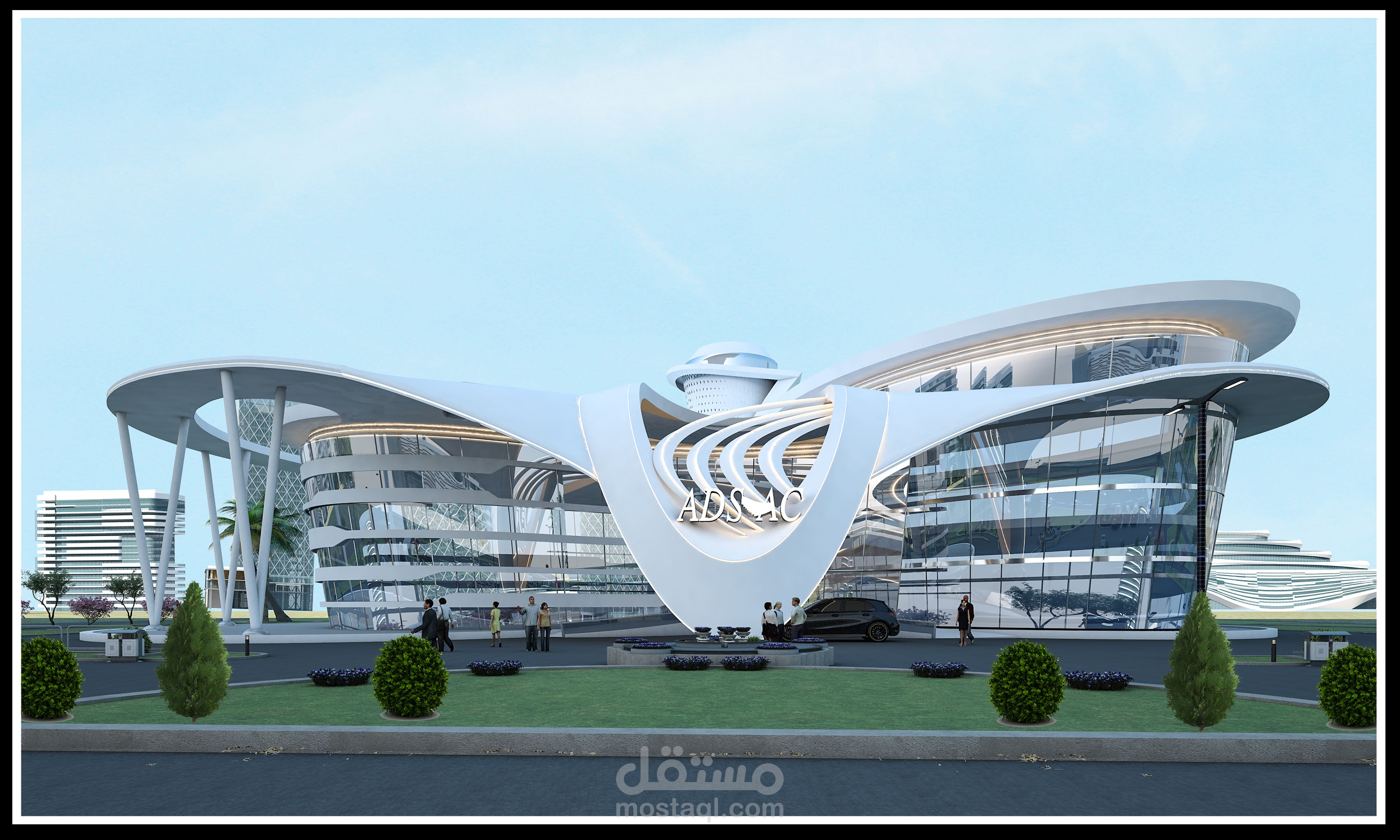 تصميم نادي الرياضات الجوية