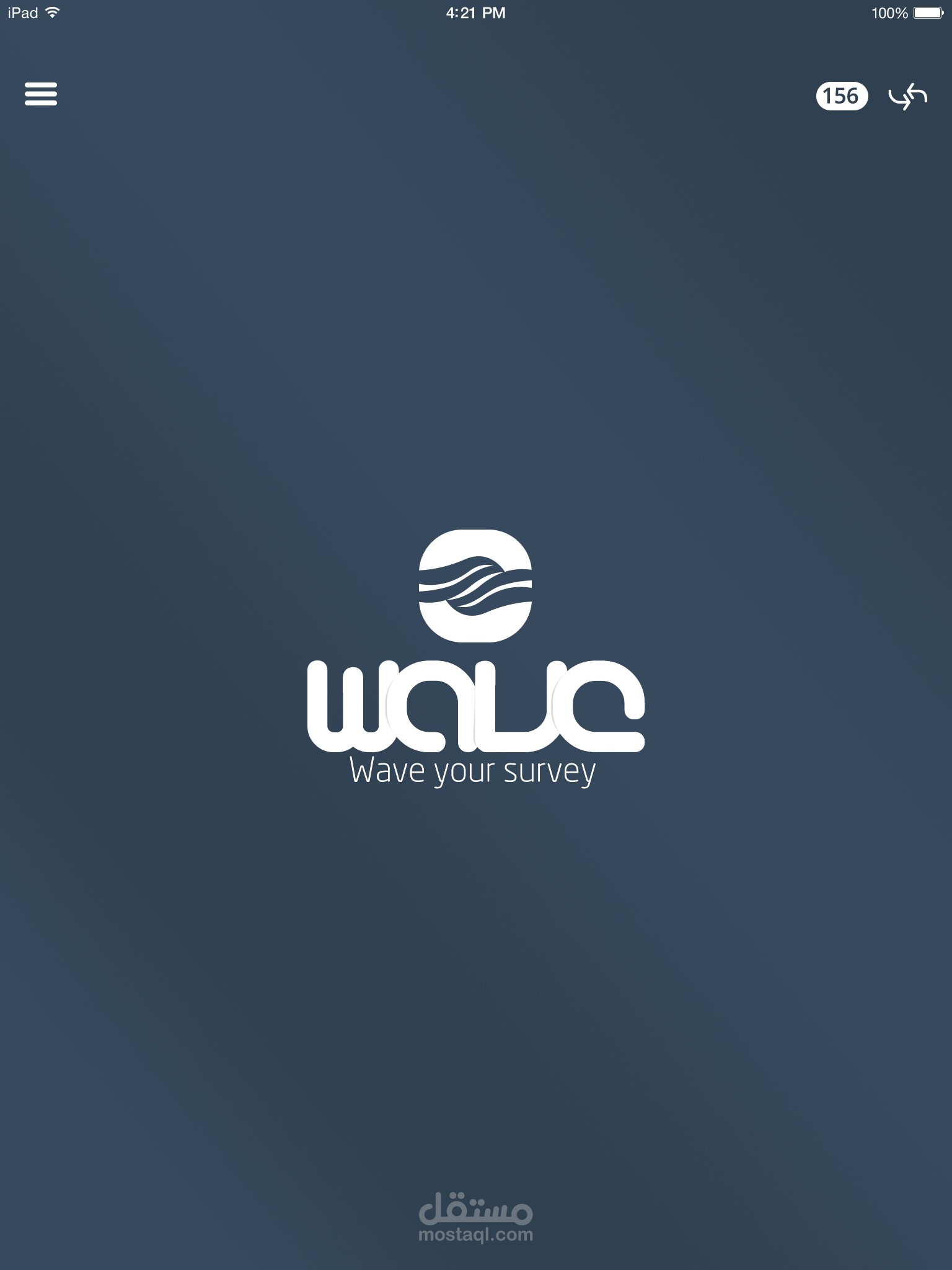 تطبيق Wave Survey  مختص بانشاء الاستبيانات