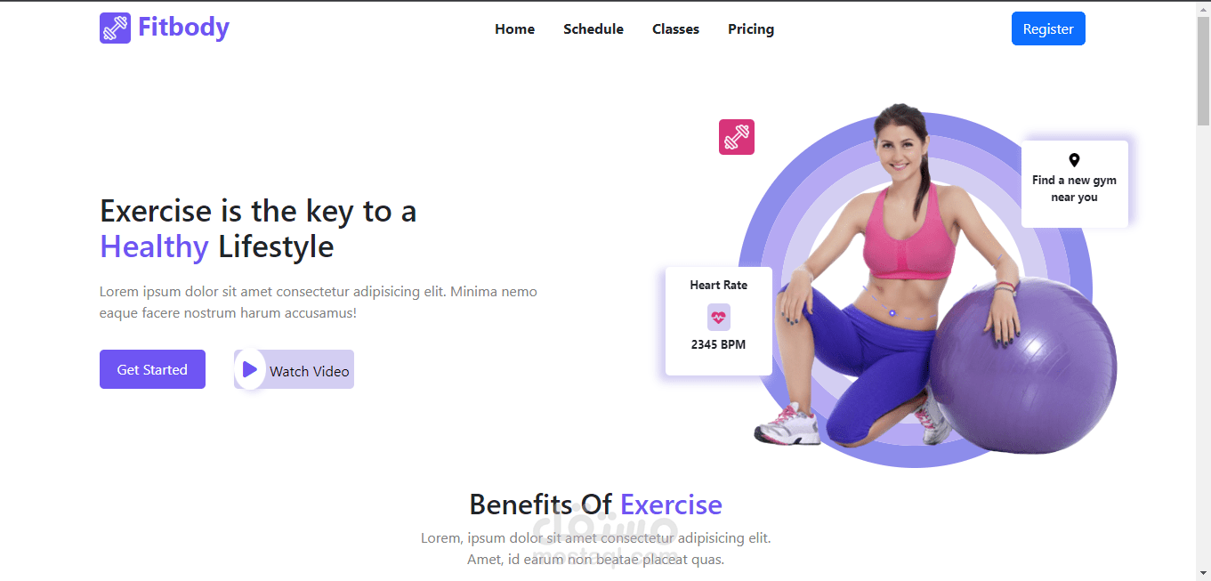 GYM website