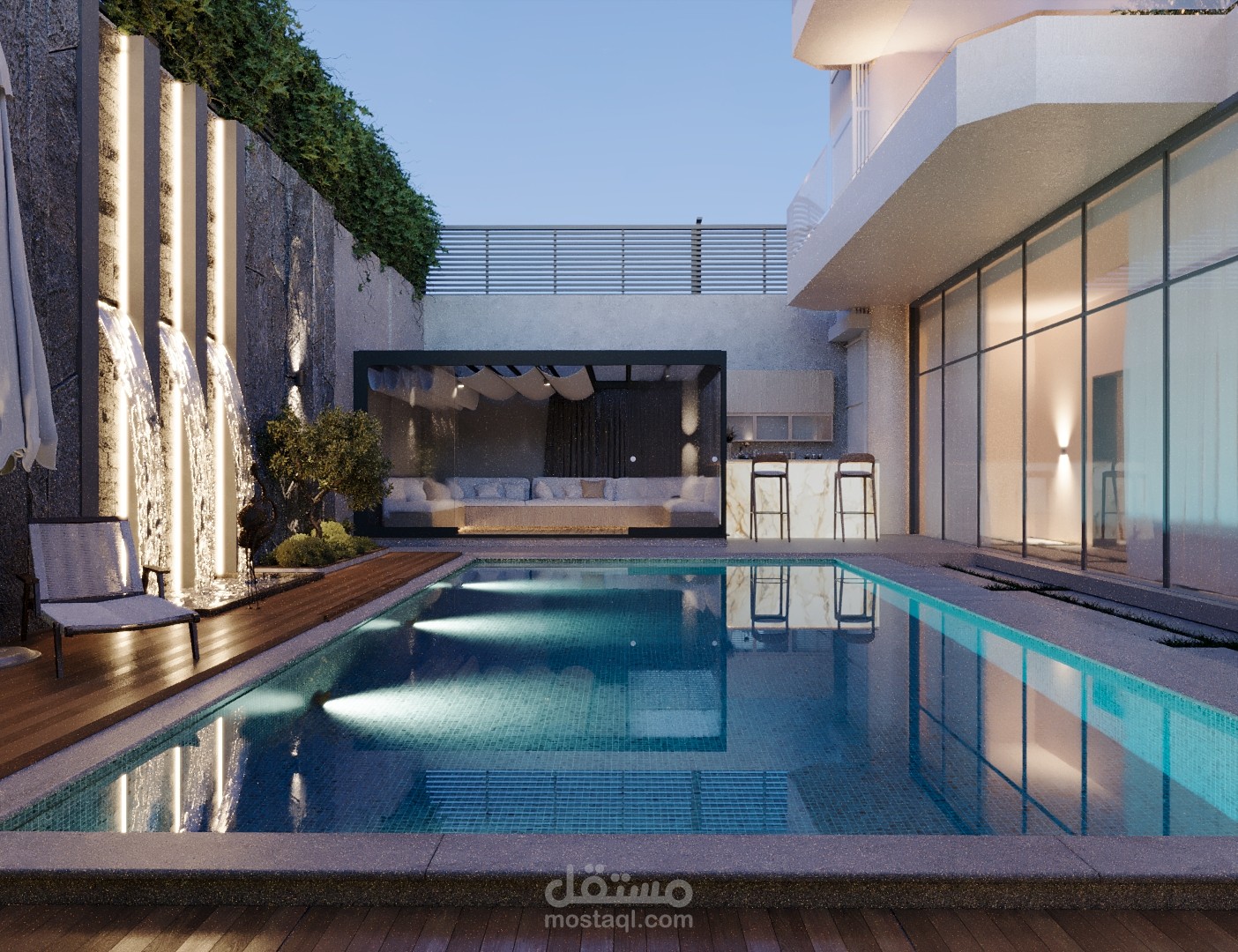 landscape villa