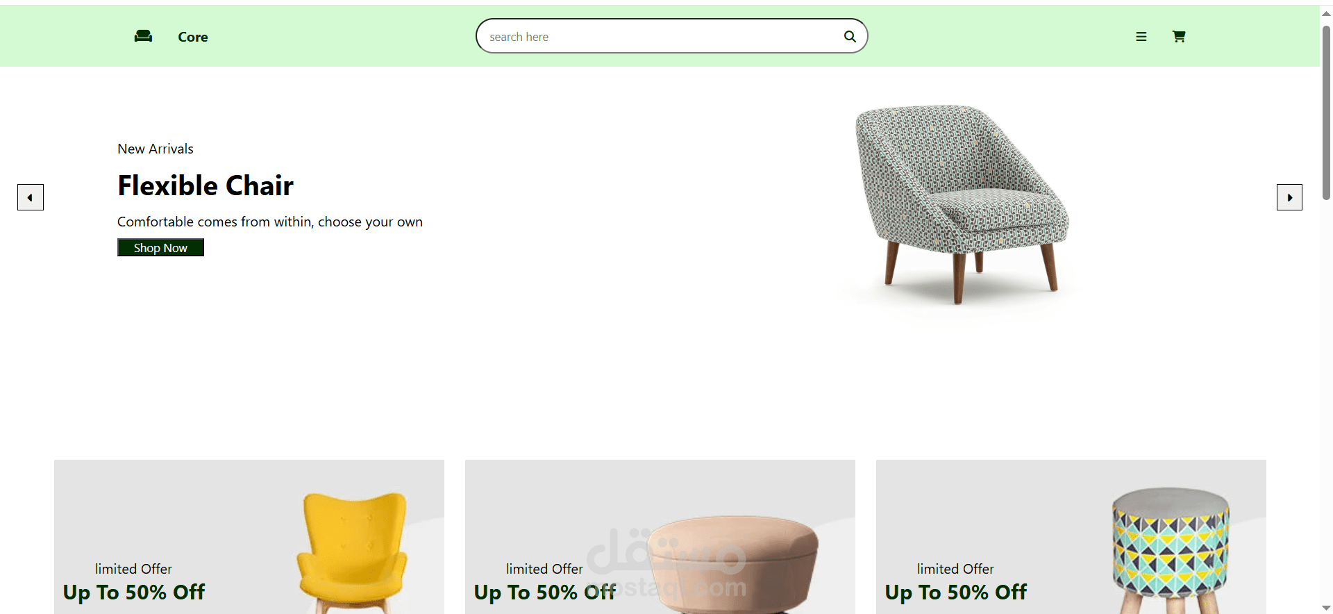 FurniHaven – Online Furniture Showcase