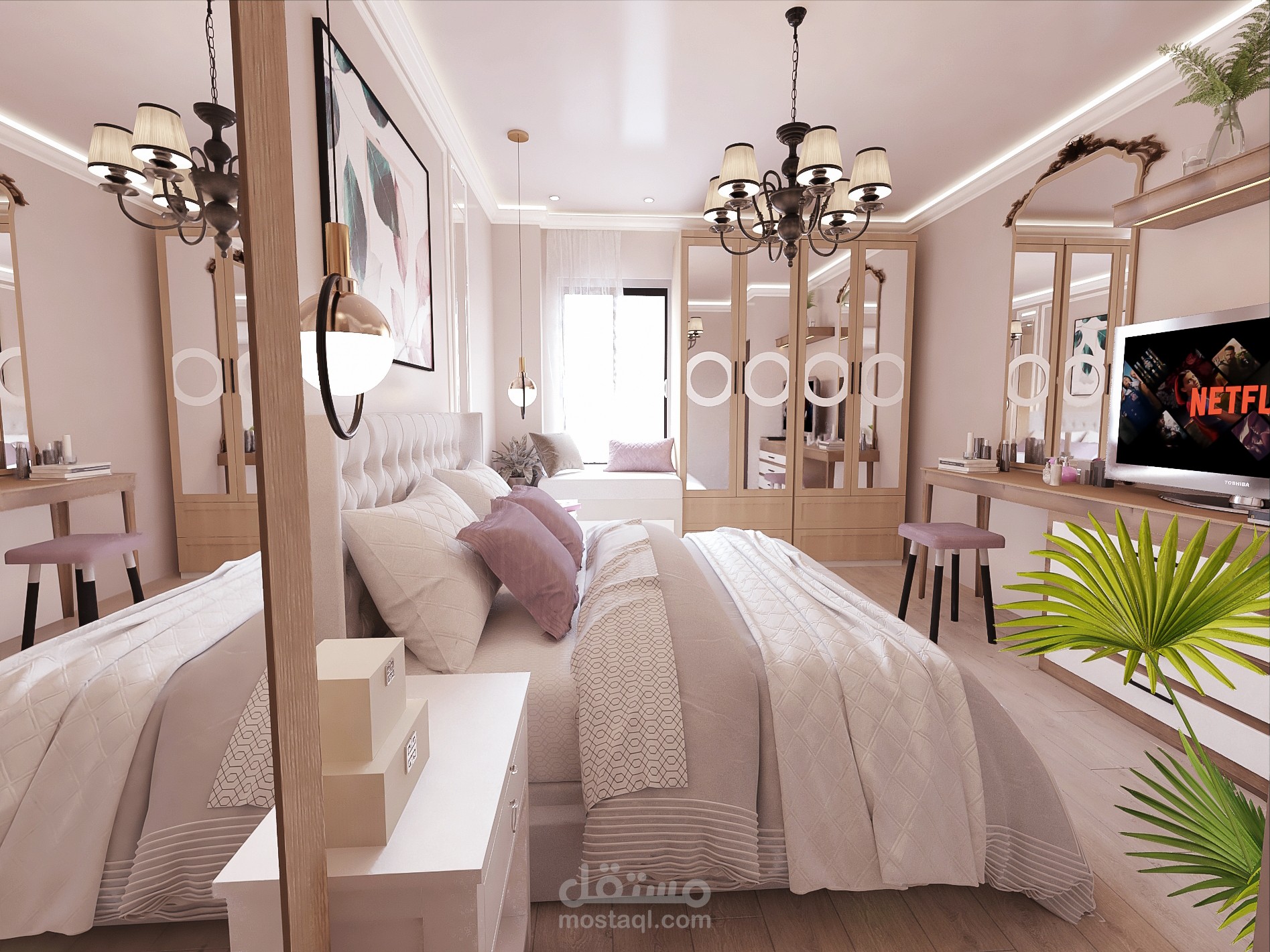 تصميم داخلي لفيلا بالسعوديه