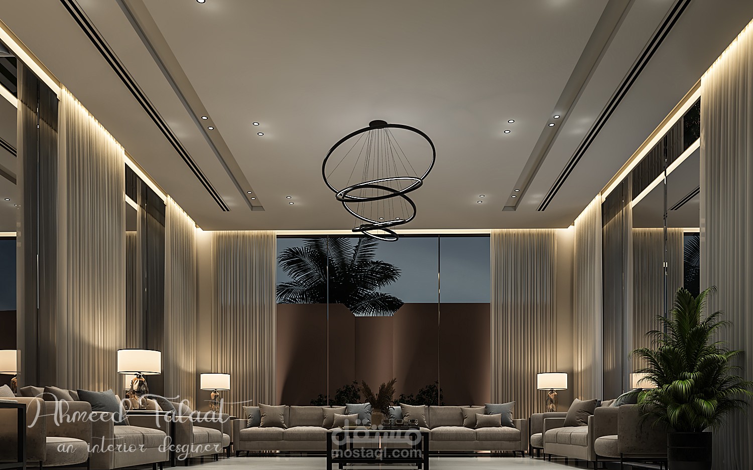 تصميم مودرن  لديوانية  بالامارات