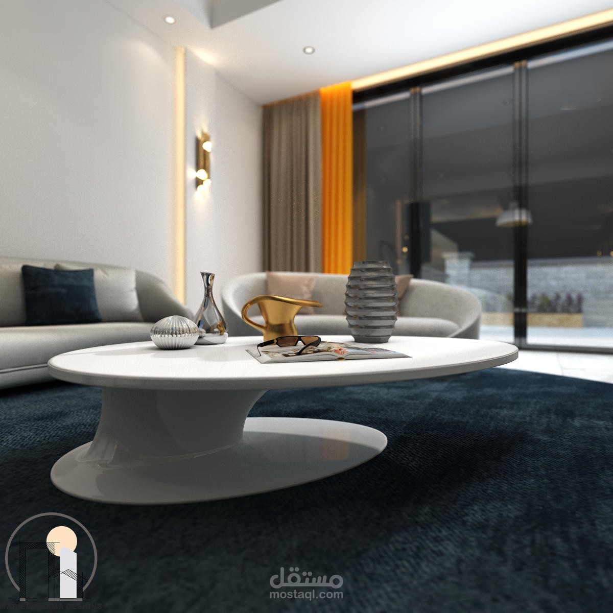 تصميم غرفة معيشة