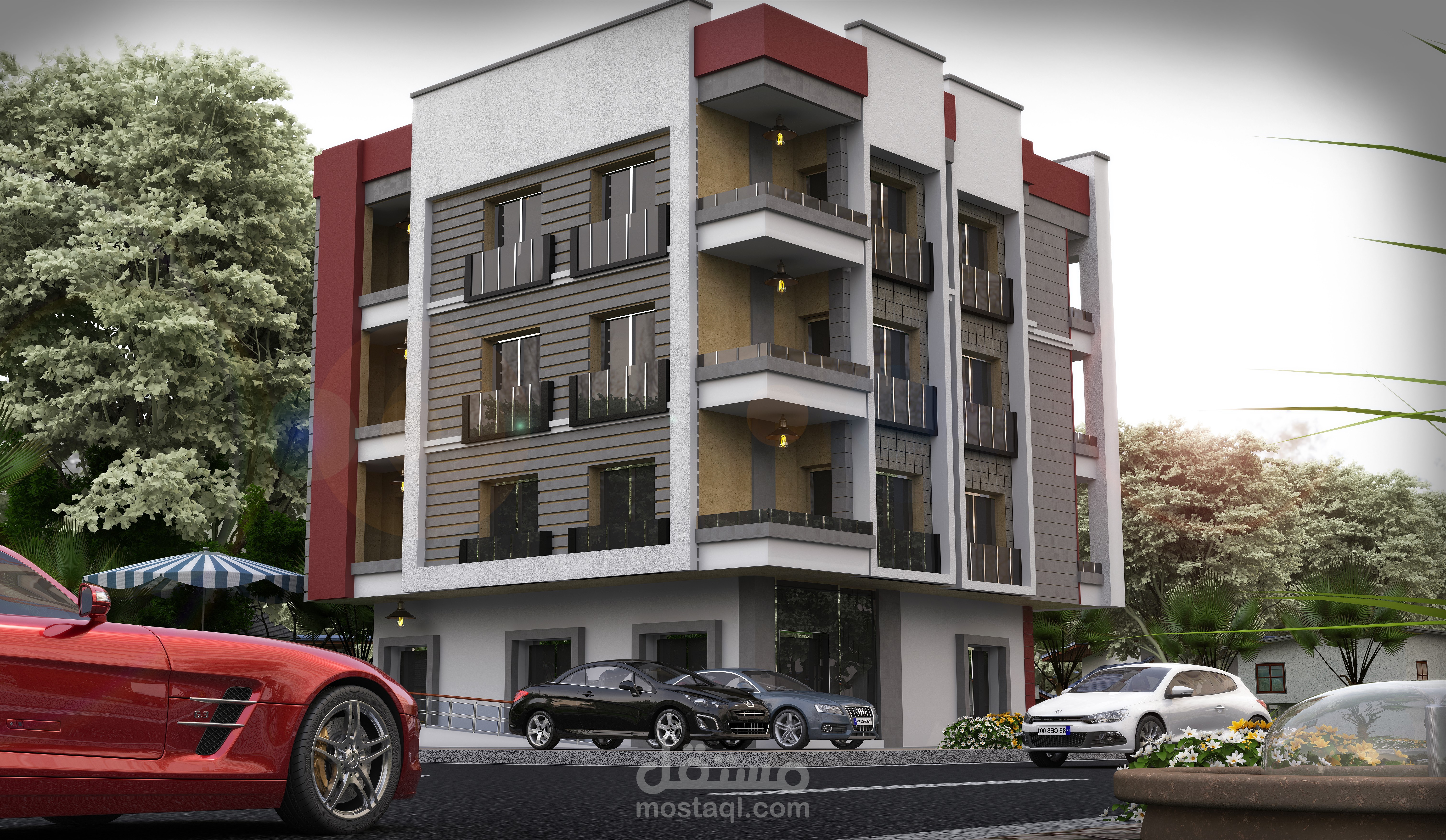 بناء سكني في تركيا