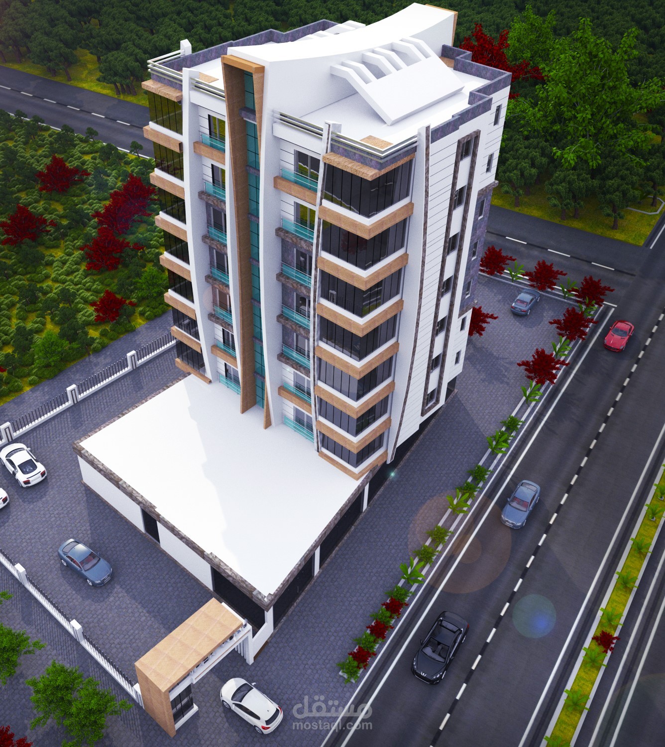 برج سكني في تركيا