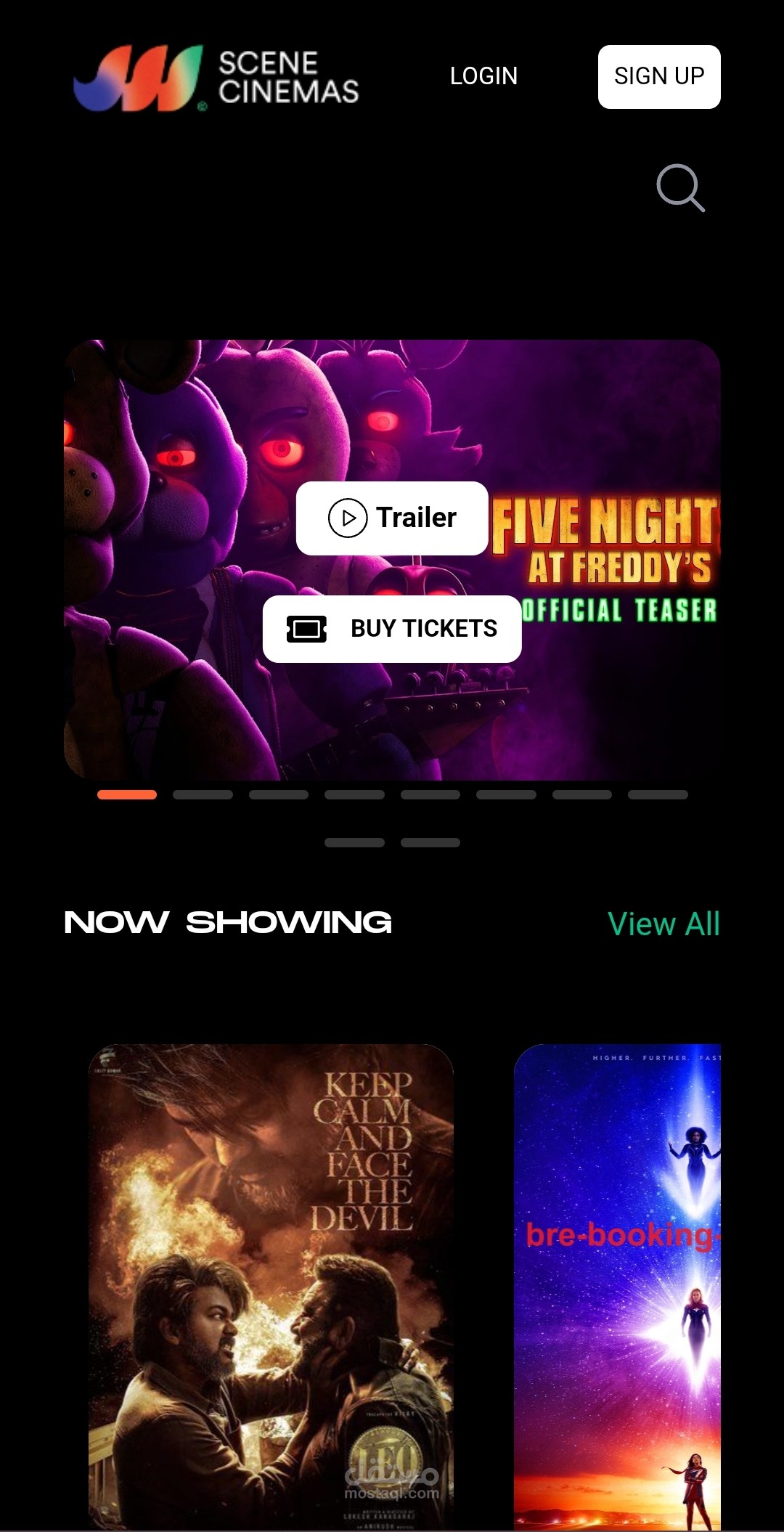 built scene cinema online system