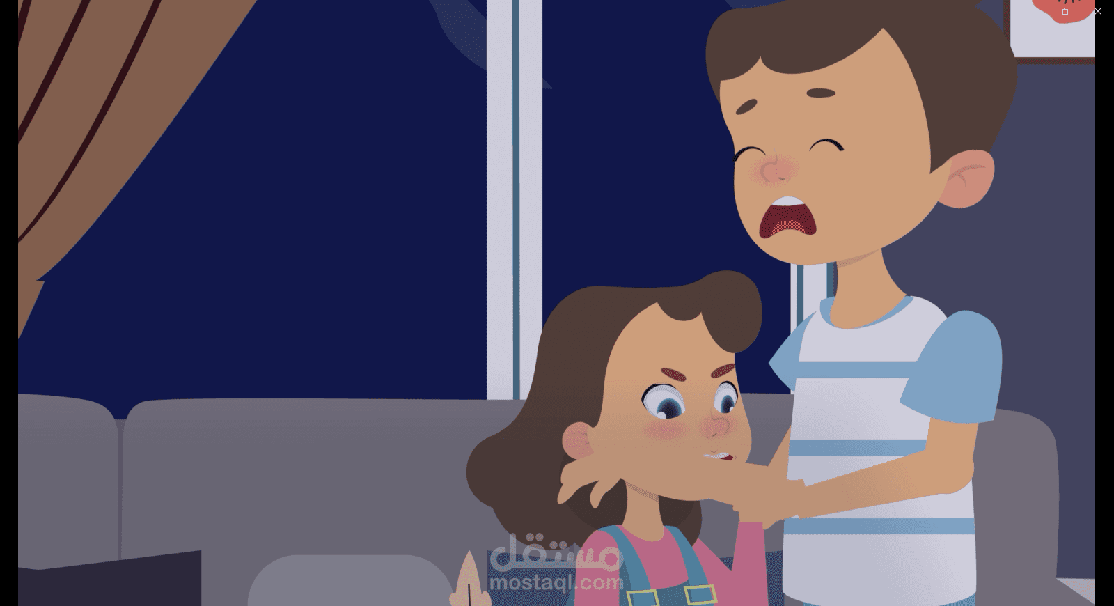 فيديو موشن جرافيك عن السلوك العدوانى