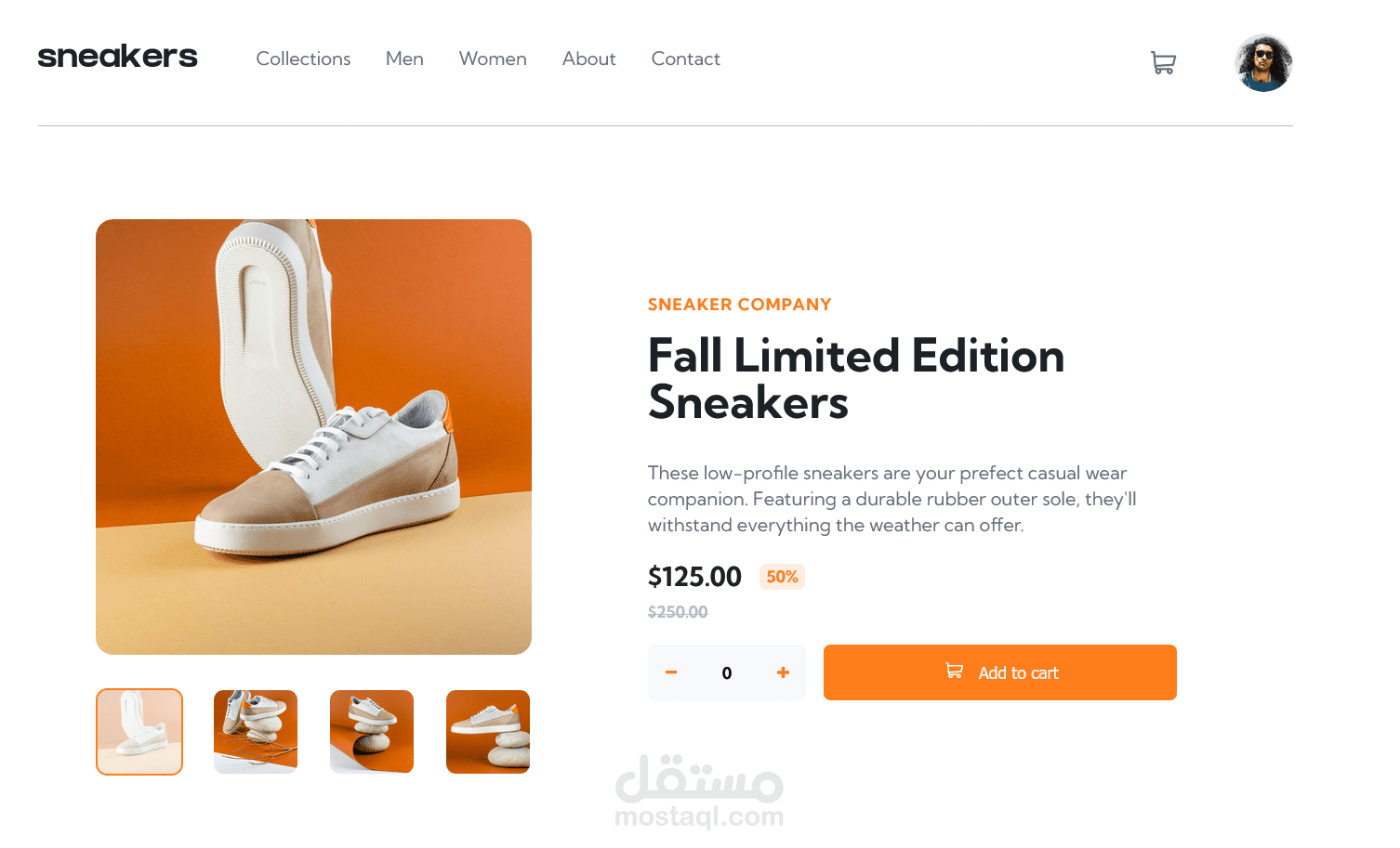 Ecommerce Product Page